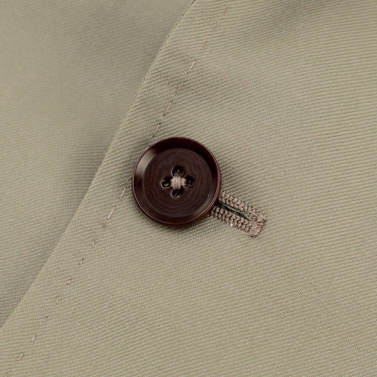 $6600 ISAIA "Capri" Taupe Hand-Sewn Suit Fine Wool Solid 36 US / 46 EU 8R