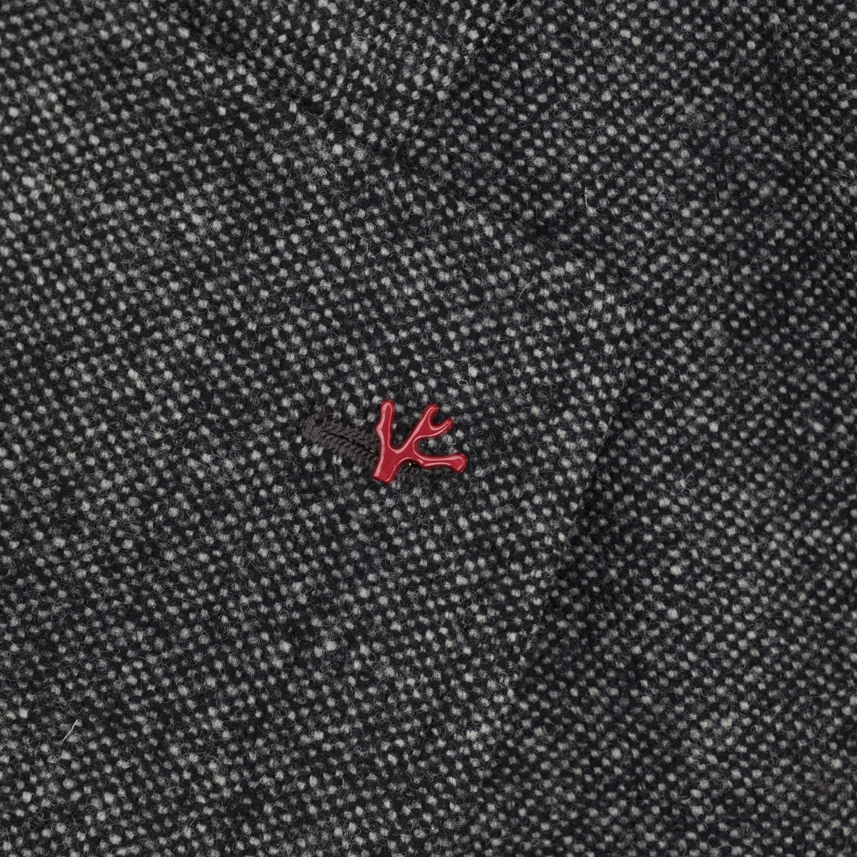 7400$ ISAIA NAPOLI Dark Gray Overcoat Coat Wool & Cashmere 42 US / 52 IT