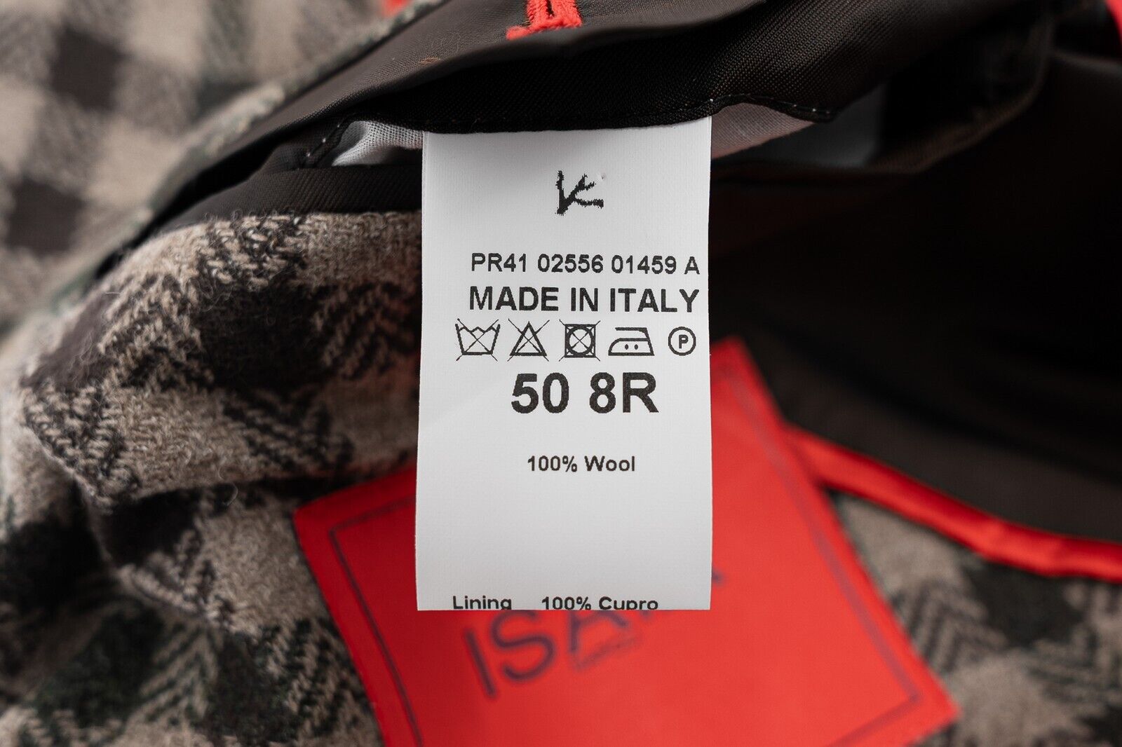 $5200 ISAIA Napoli Brown Checks Jacket Sport Coat Wool 40 US / 50 EU 8R