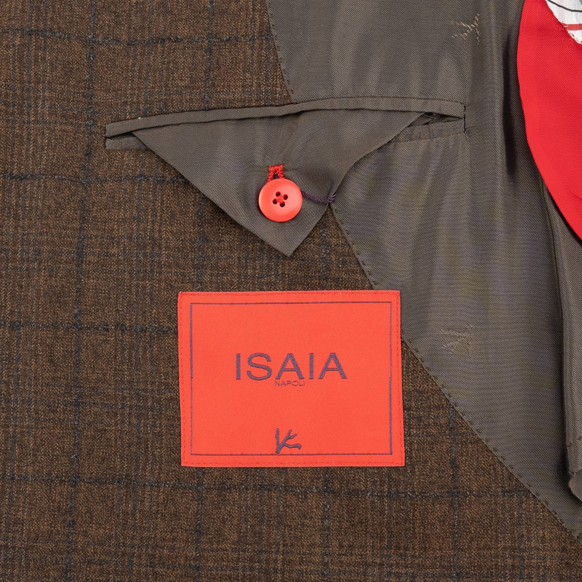 $6600 ISAIA NAPOLI "Marechiaro" Brown Suit Fine & Cashmere 40 US / 50 EU 7R