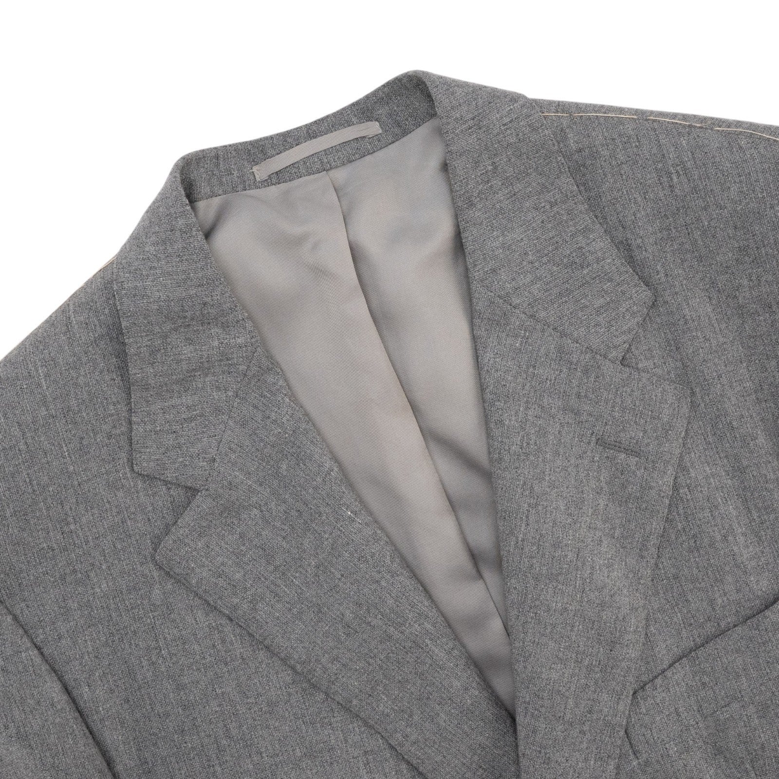 1750$ LEONARD PARIS Jacket Sport Coat Wool Cashmere Gray 42 US / 52 IT 7R