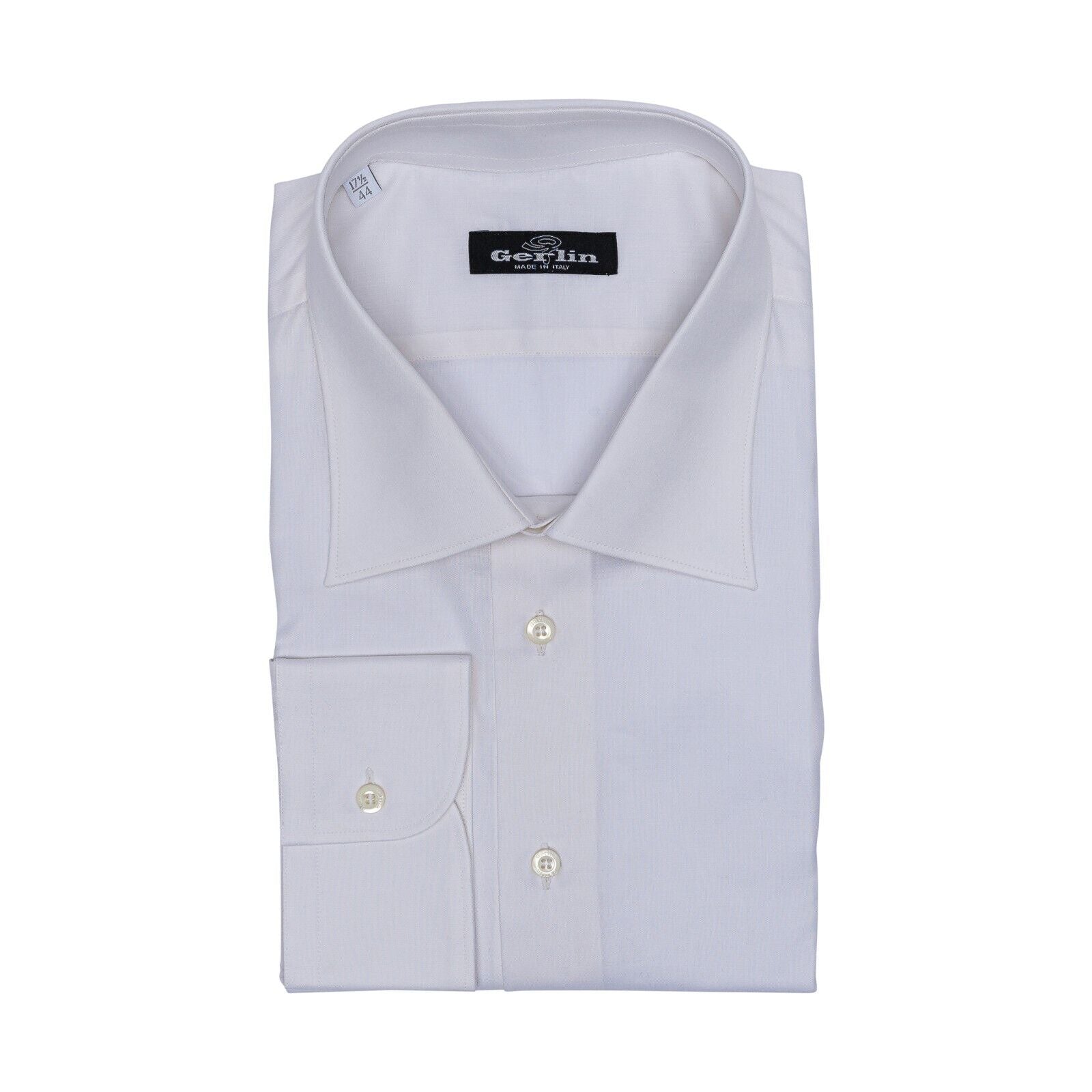 690$ LUXURY GERLIN Shirt White THOMAS MASON Fine Cotton  4D ZILLI