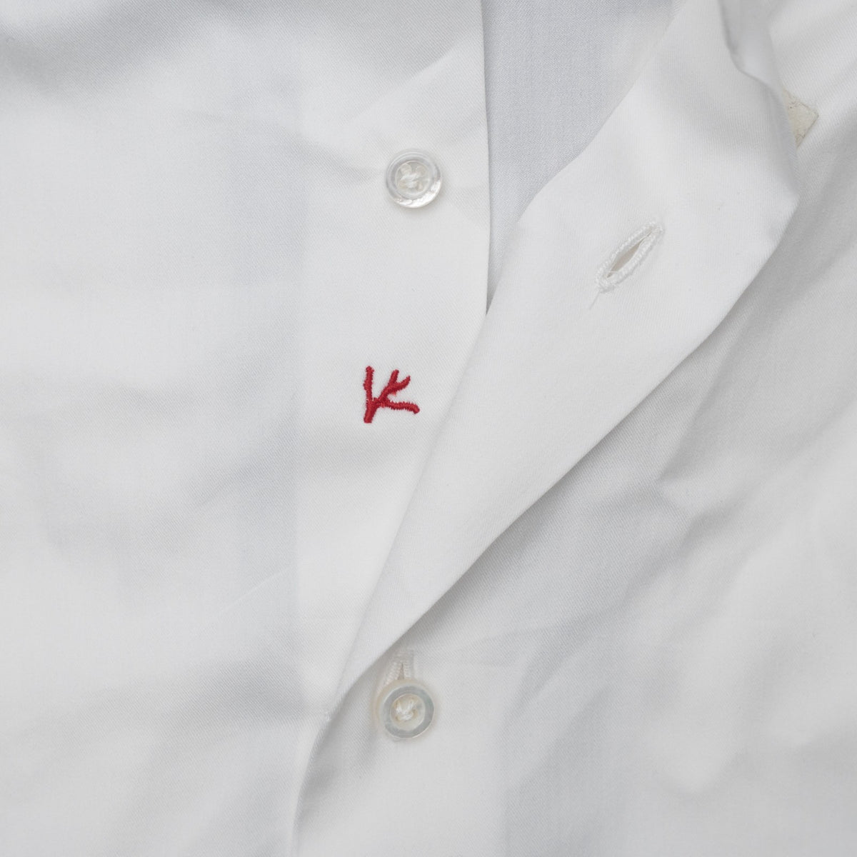 780$ ISAIA "Mix" Dress Shirt Button Down White Soft Cotton / Silk 15.5 - 39