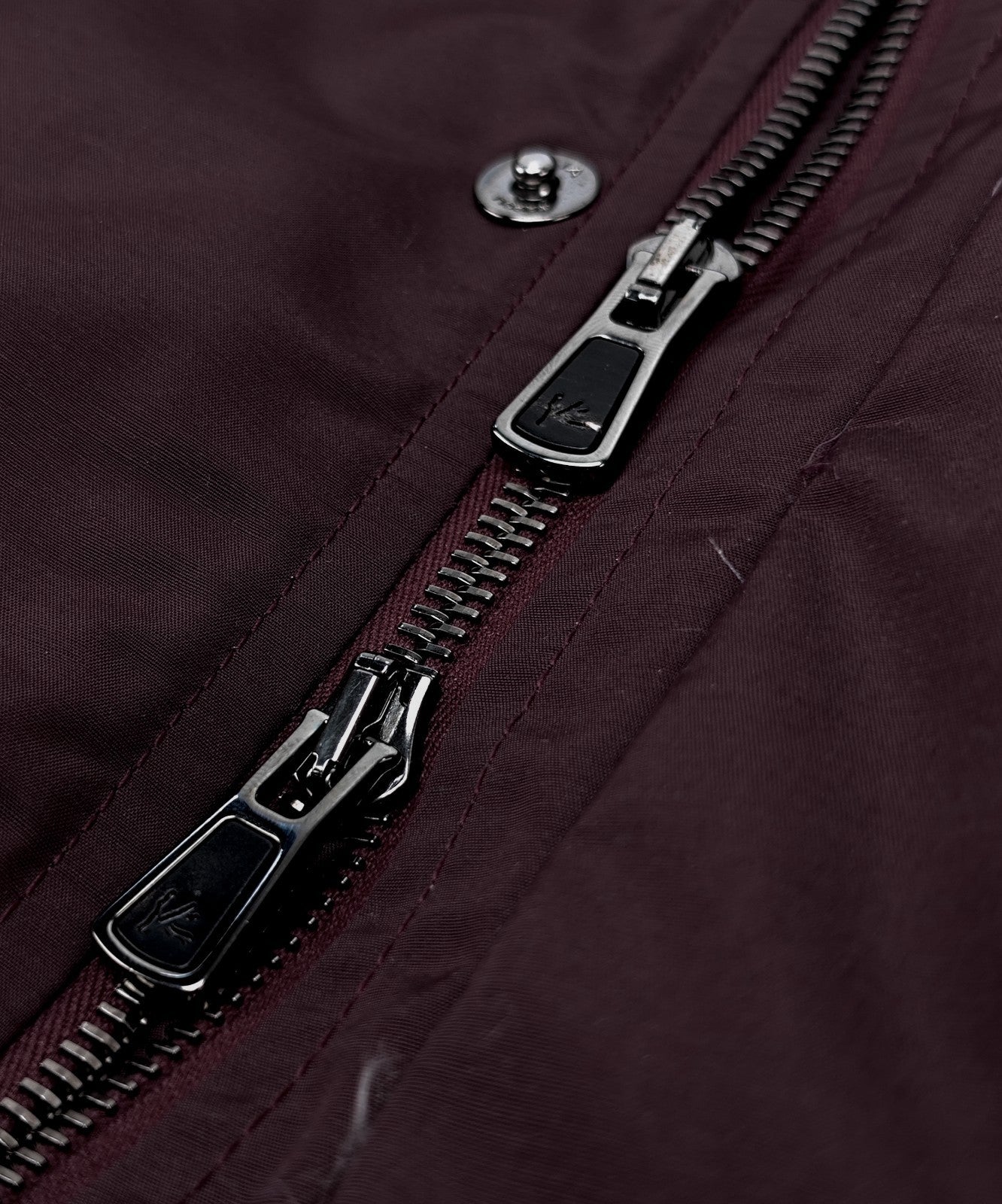 6590$ ISAIA Burgundy Puffer Coat Jacket Techno Wool - Goose Down 38 US / 48 EU