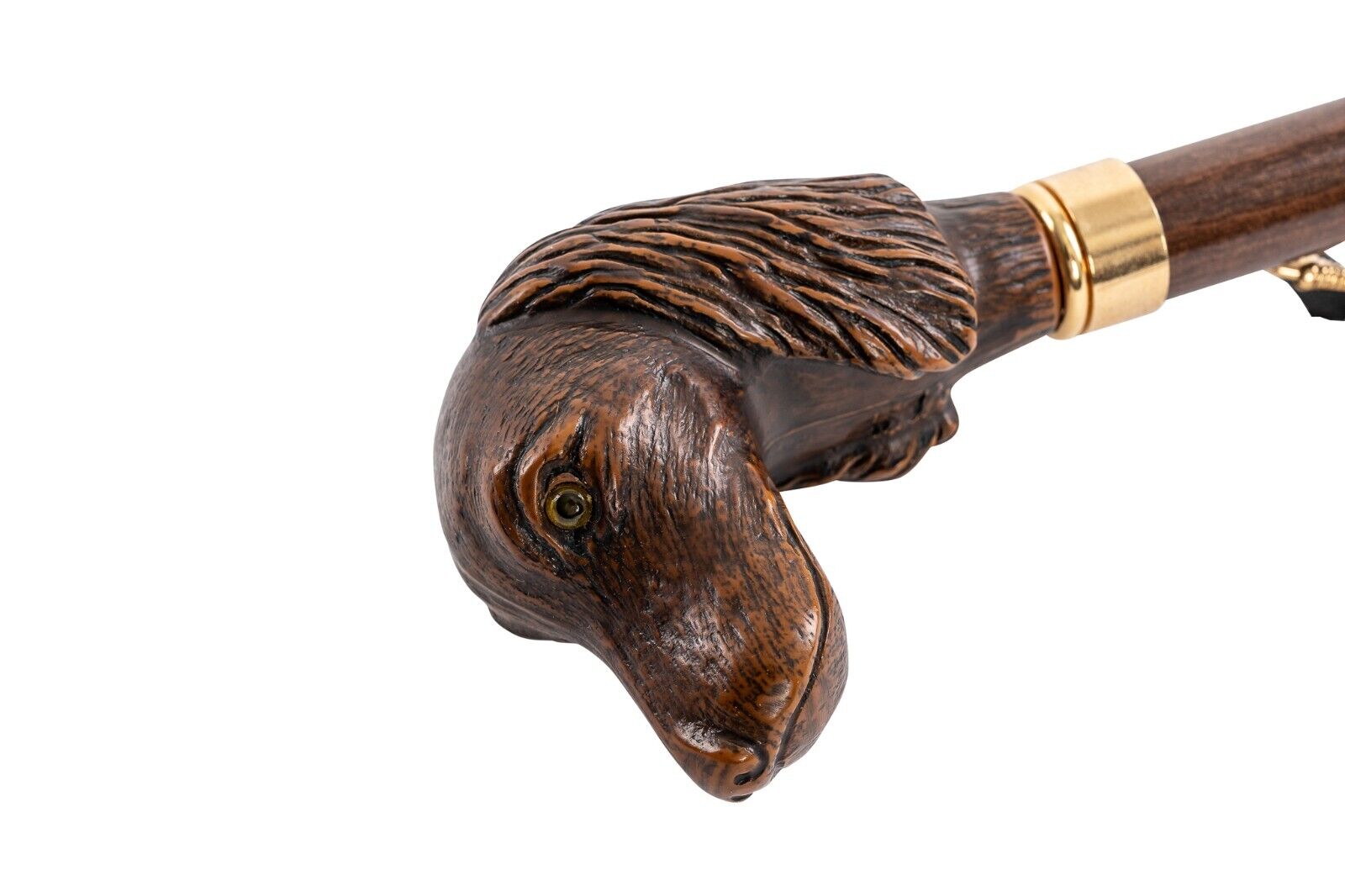 MARIO TALARICO NAPOLI Umbrella Burgundy Medallion "Animalier" Handmade Handle