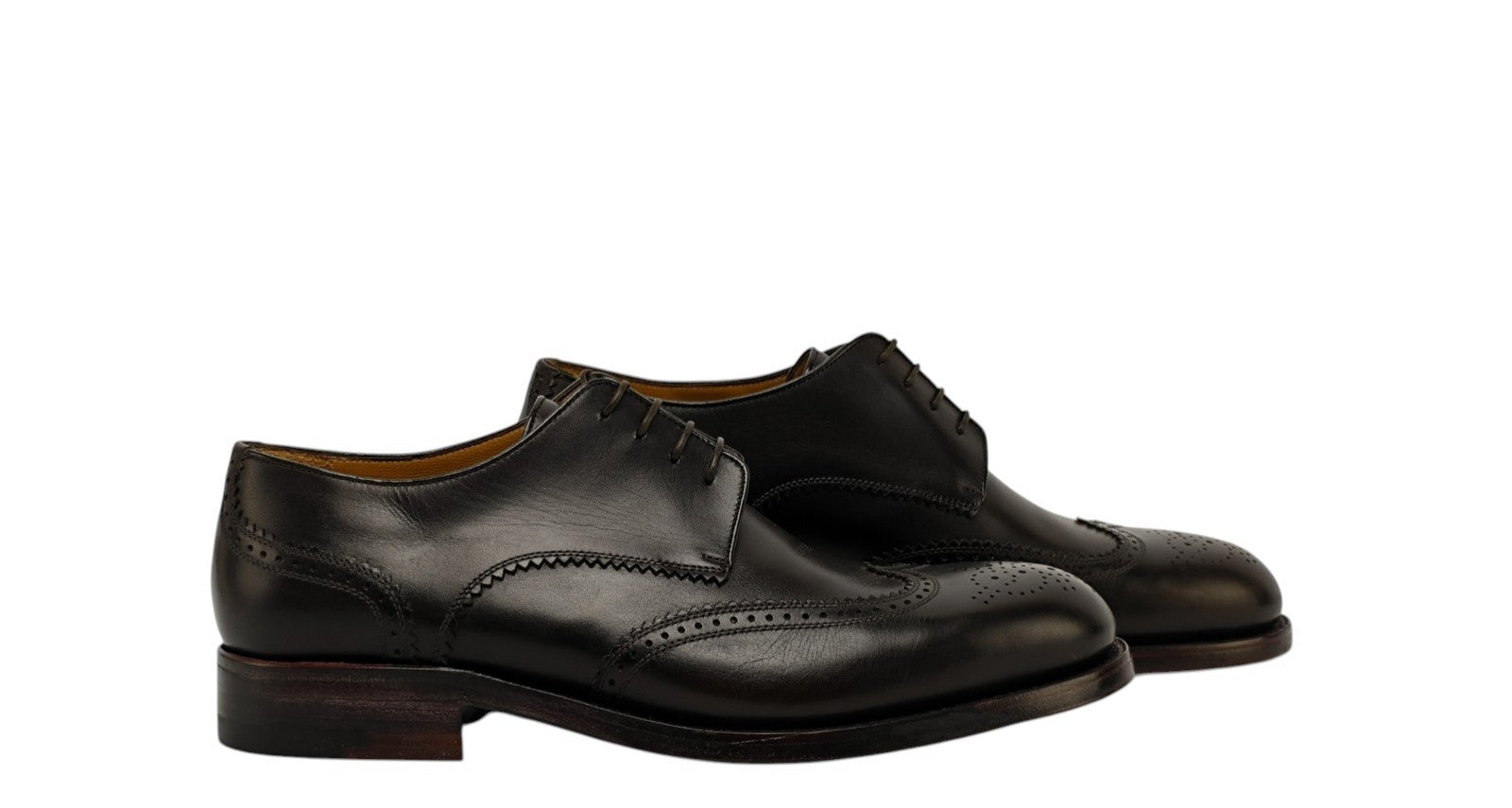 1450$ TESTONI GOODYEAR Construction Shoes Calf Brown Cigar 8 UK / 9 US / 42 IT
