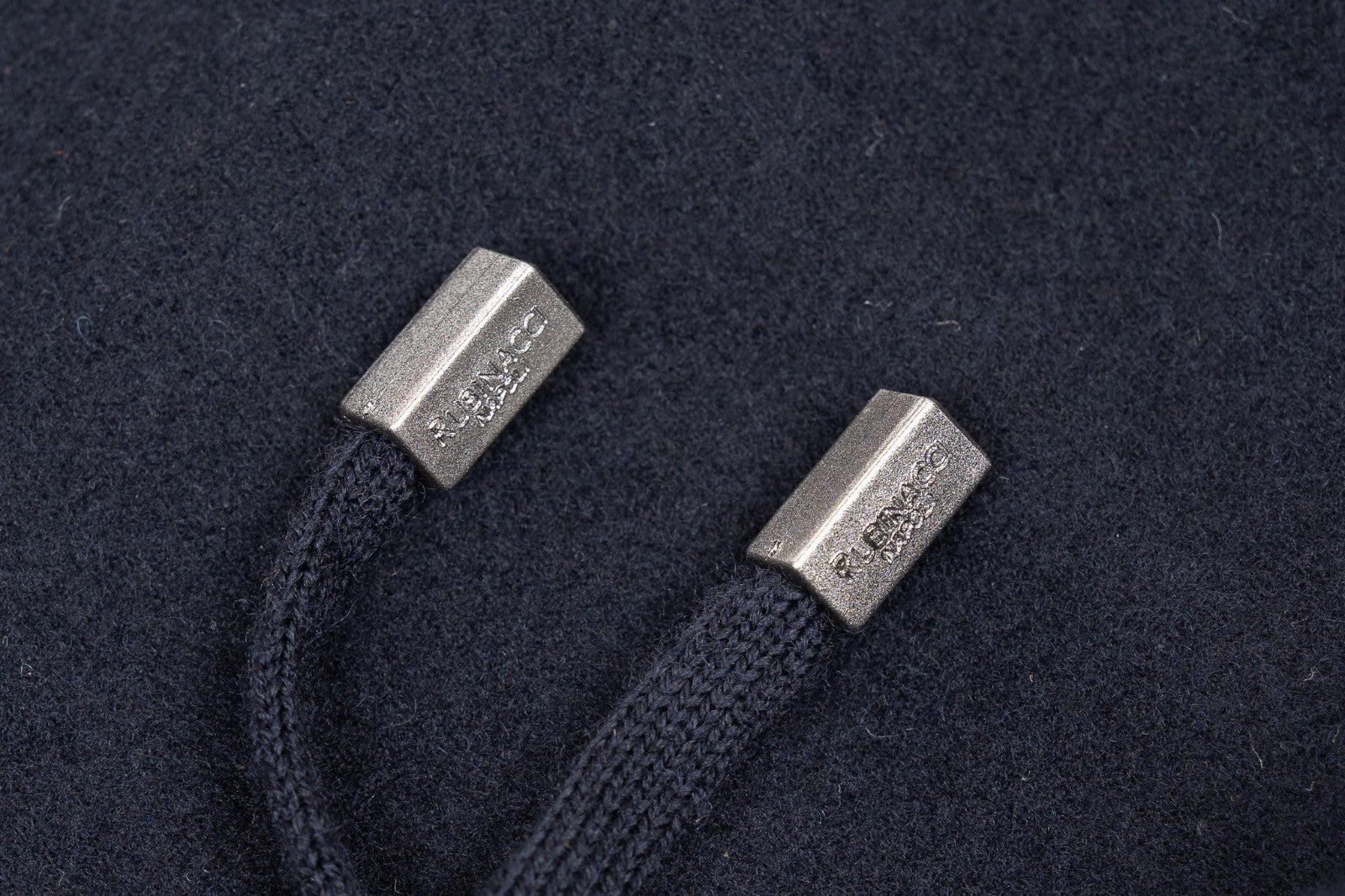 $2600 RUBINACCI Blue Tracksuit LORO PIANA Wool Cashmere + Leather Details