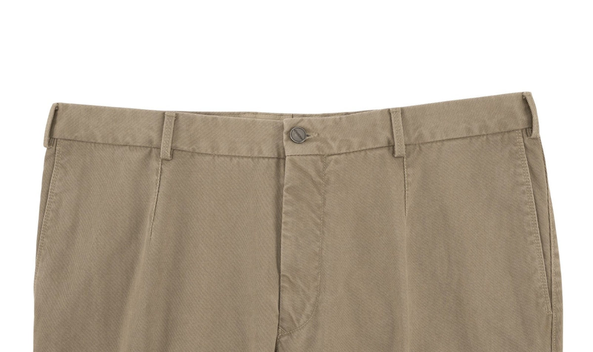 700$ BURBERRY Beige Chino Pant Twill Cotton Regular Loose Fit 42 US 58 EU