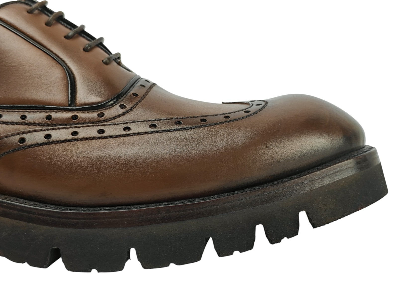 1200$ TESTONI "Udine" Piuma Construction Derby Shoes Calf 8 UK / 9 US / 42 IT