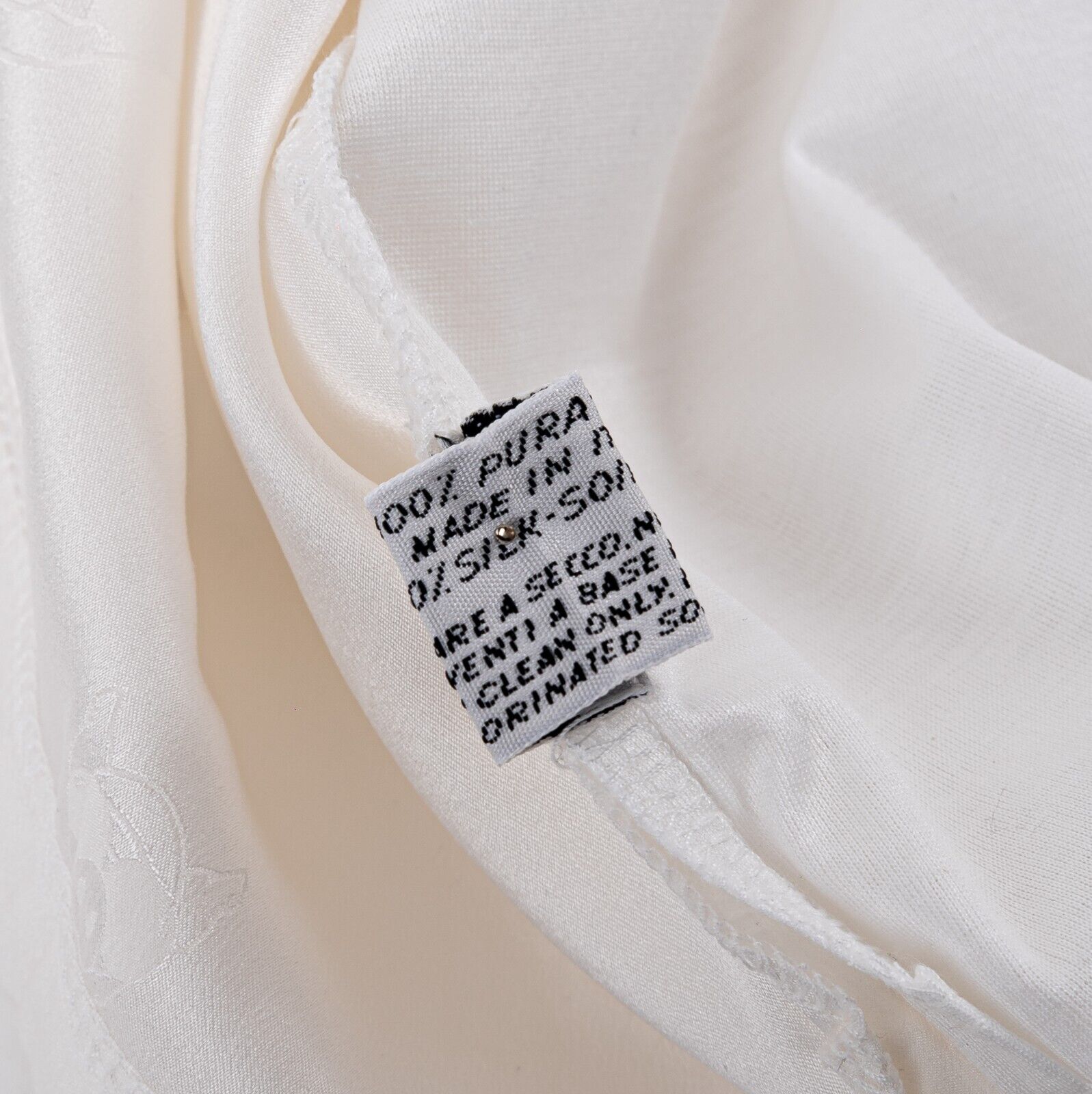 LUXURY 1200$ GERLIN T-Shirt "PIG" 100% Silk & Cotton Lisle BIJAN