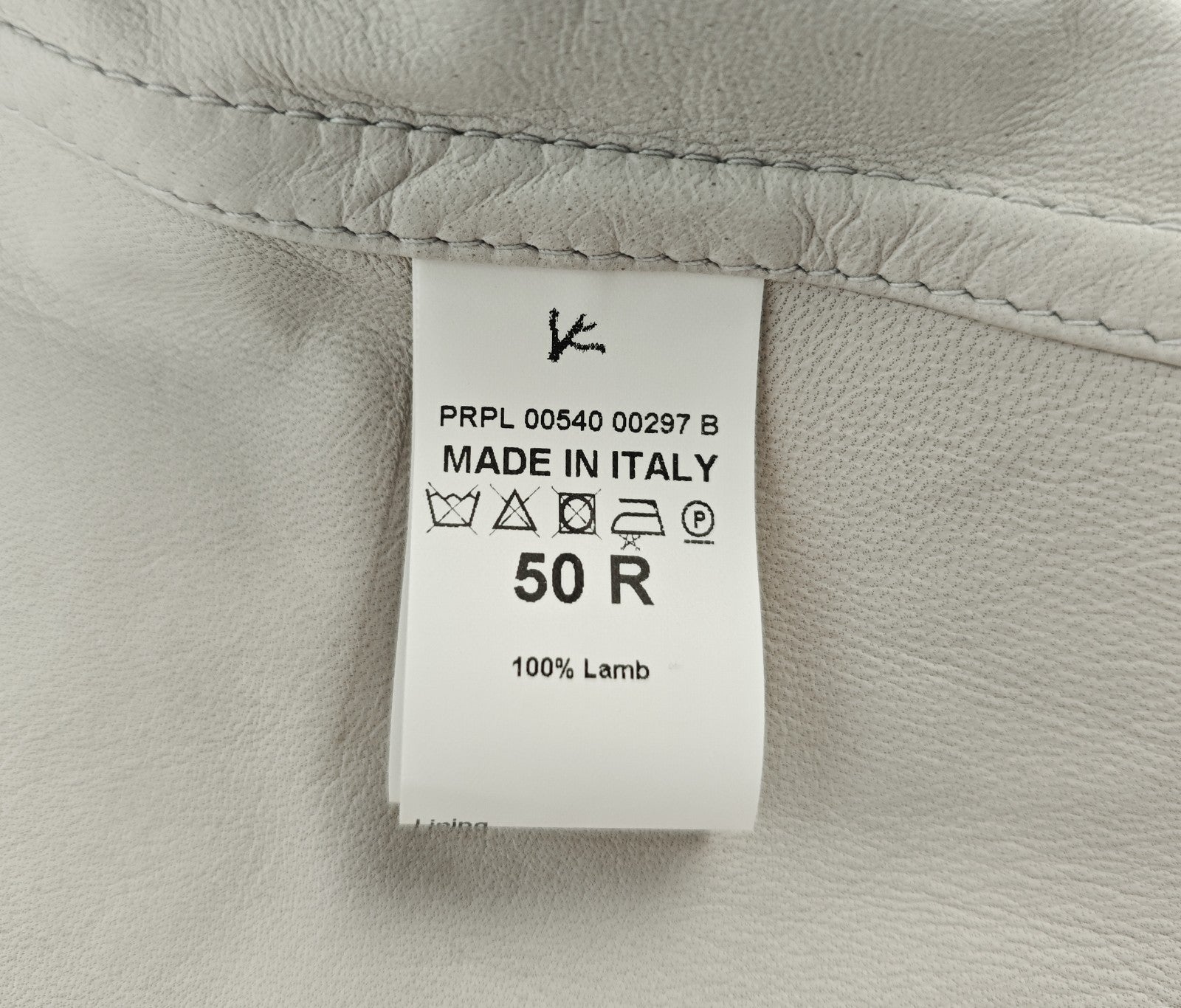 5500$ ISAIA NAPOLI Ice Gray Overshirt Jacket 100% Suede Lambskin Leather
