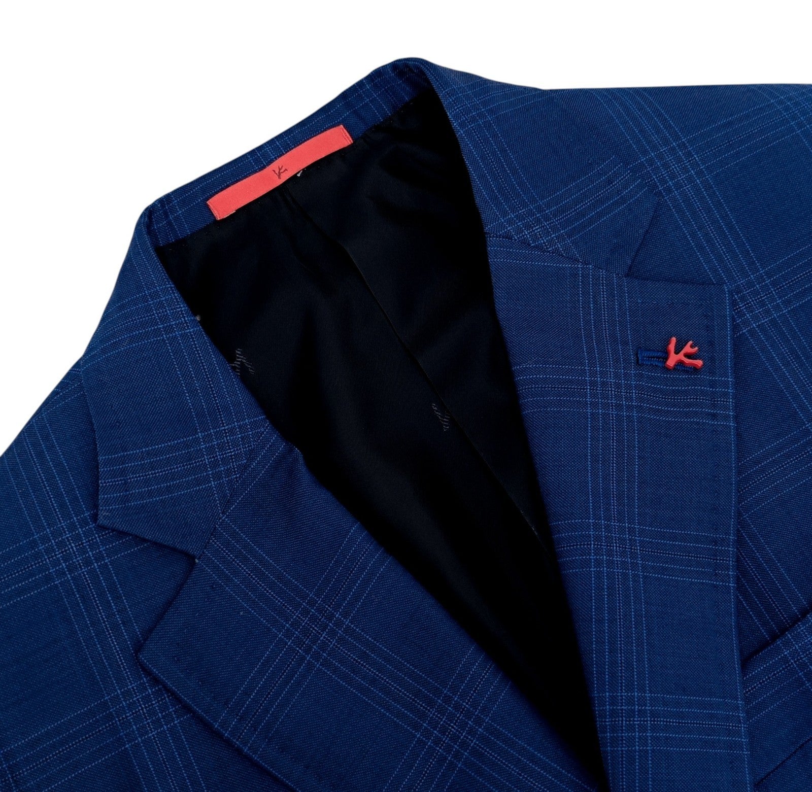 $4900 ISAIA NAPOLI "Capri" Blue Sport Coat Sea Cotton Island 40 US / 50 EU 8R