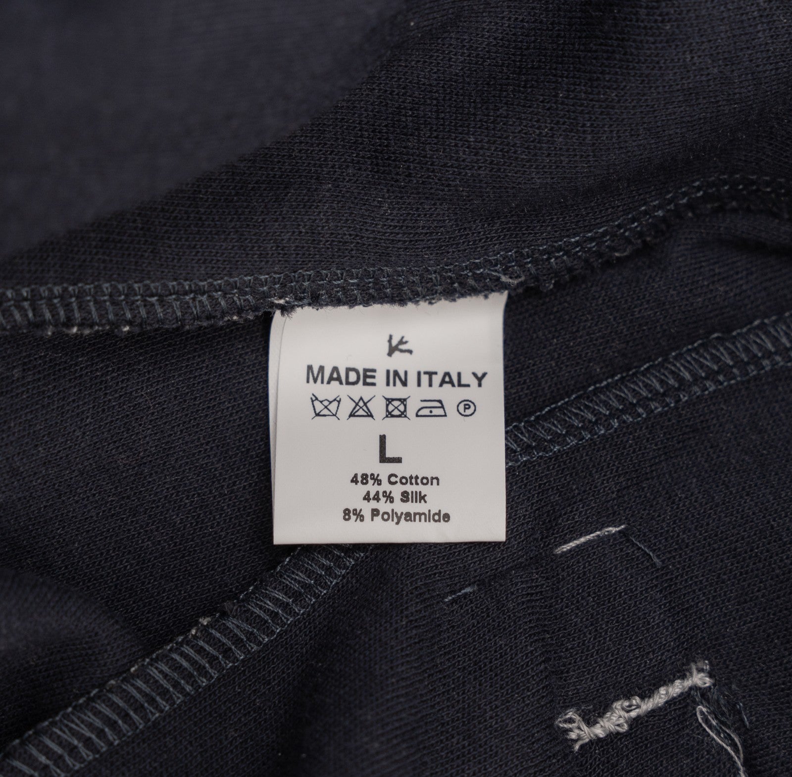 1550$ ISAIA Gray Drawstring Sartorial Track Pant Jersey Cotton / Silk Size XL