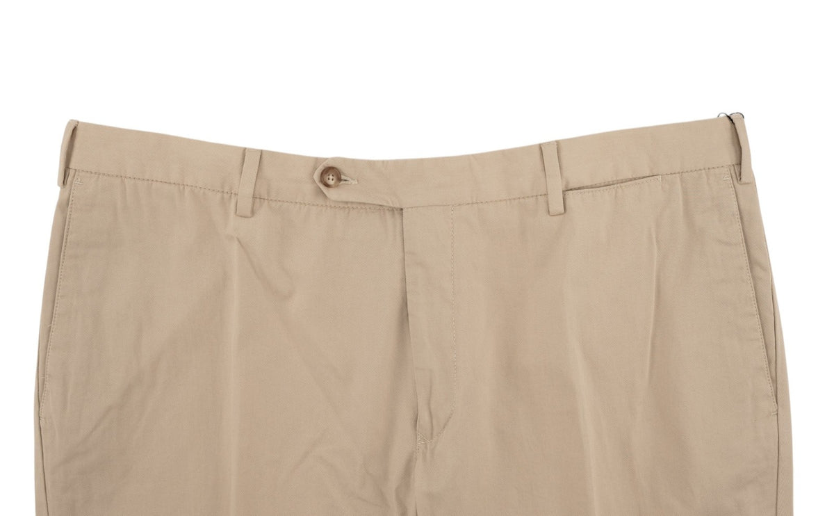 700$ BURBERRY Beige Chino Trouser Pant Cotton Slim Fit 42 US / 58 EU