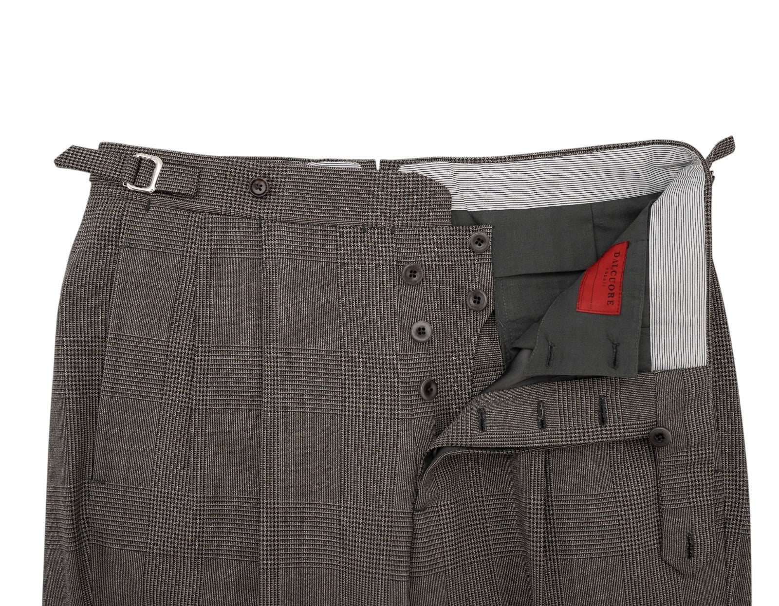 Sartoria DALCUORE NAPOLI Hand-Sewn Suit Double Breasted Wool Gray 38 US 48 EU