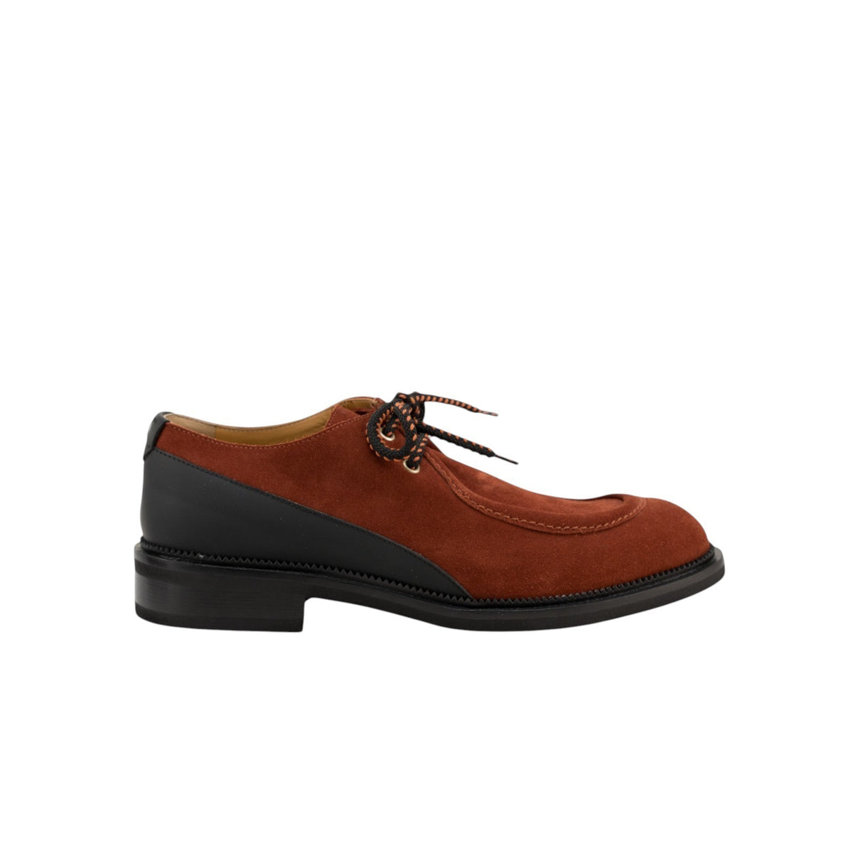 950$ TESTONI Derby Shoes Oiled English Suede Bologna Brick 8 UK / 9 US / 42 IT