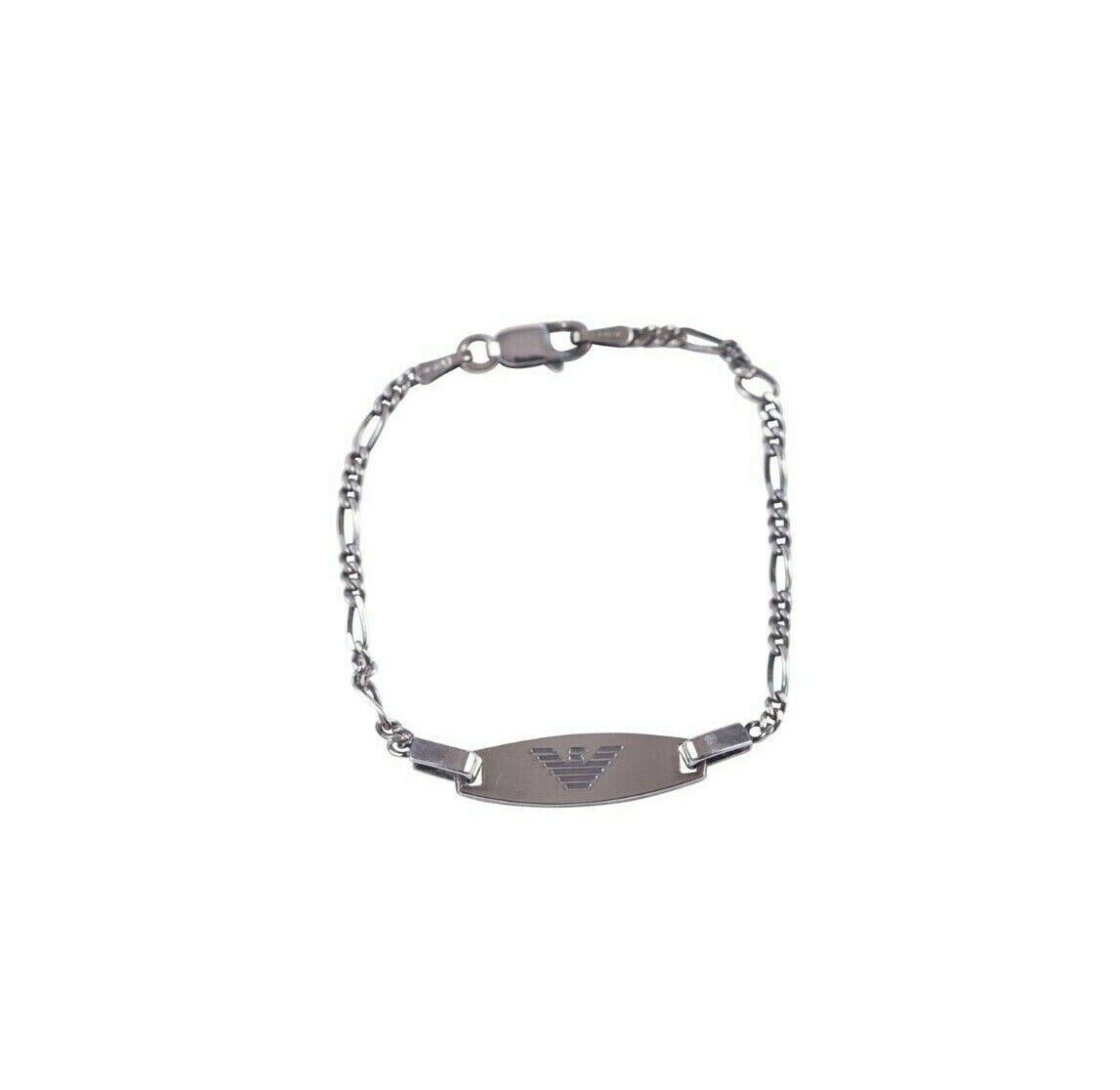 160$ ARMANI BABY Jewels Silver 925 Bracelet with Brand Logo
