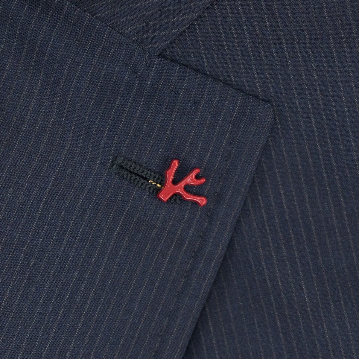 $6850 ISAIA NAPOLI "Capri" Blue Suit Extrafine Wool / Silk 46 US / 56 EU 7R