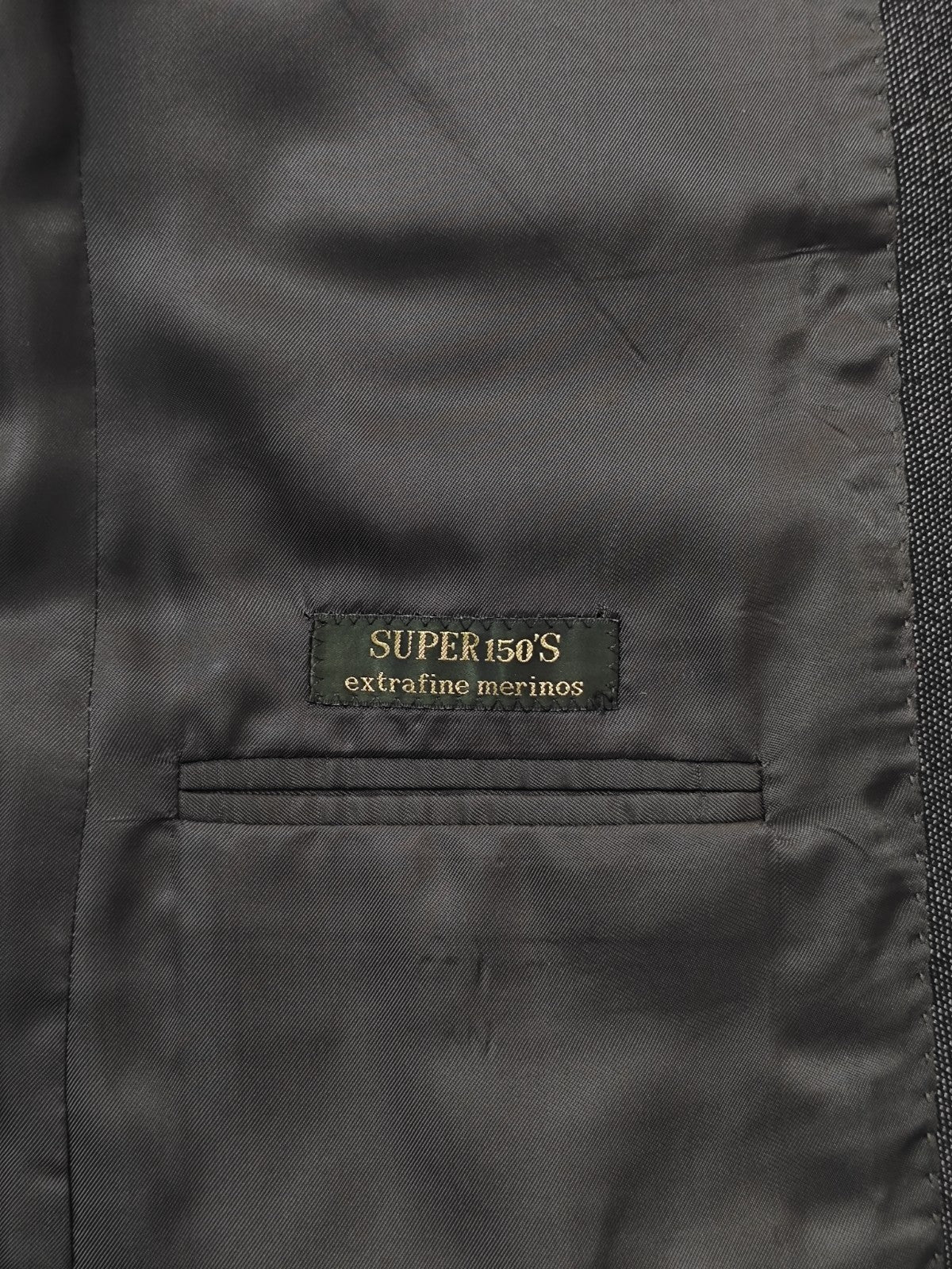 $1300 CORNELIANI Gray Textured Suit Wool SuperFine 150's 38 US / 48 EU 6R