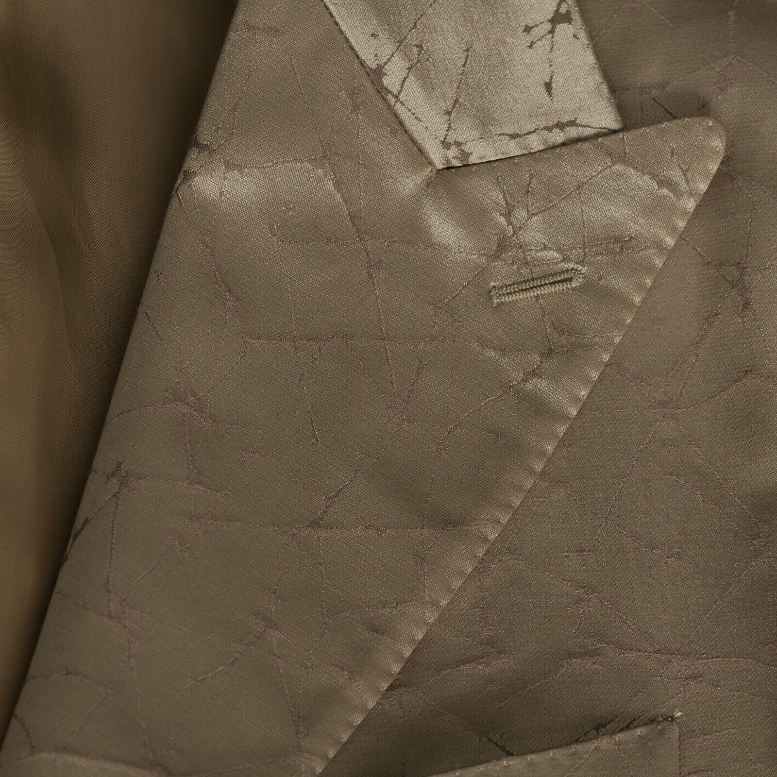 $3340 Belvest Gold Tuxedo Suit 42 US / 52 EU Drop 8R Slim Fit Fall/Winter 2018
