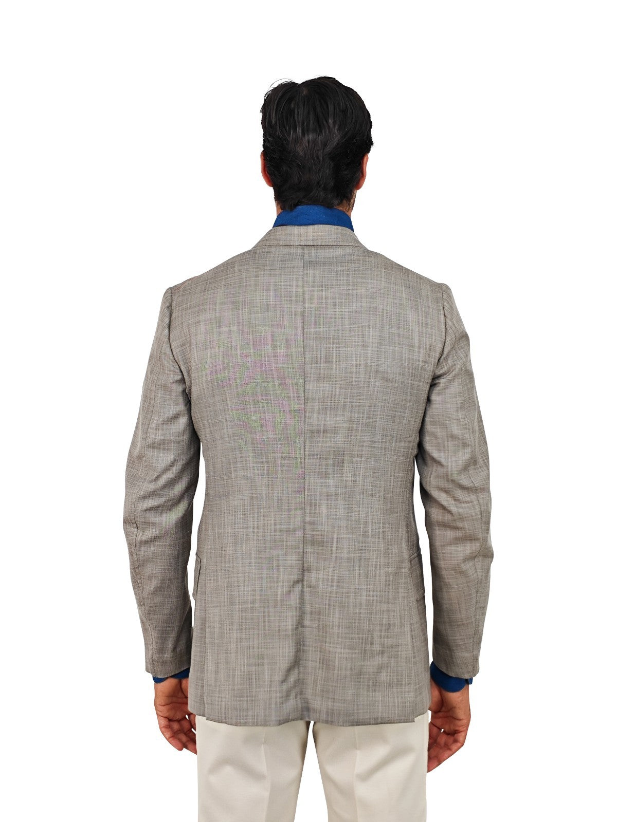 4800$ ISAIA NAPOLI Beige Sahariana Jacket Linen Cotton Wool 38 US / 48 EU 8R