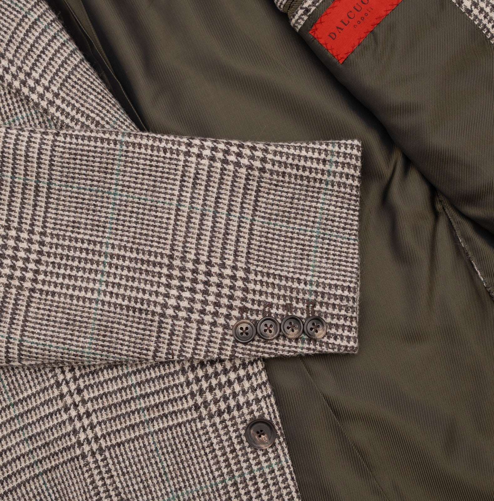 Sartoria DALCUORE NAPOLI Total Hand-Sewn Jacket Sport Coat Wool 34 US / 44 EU