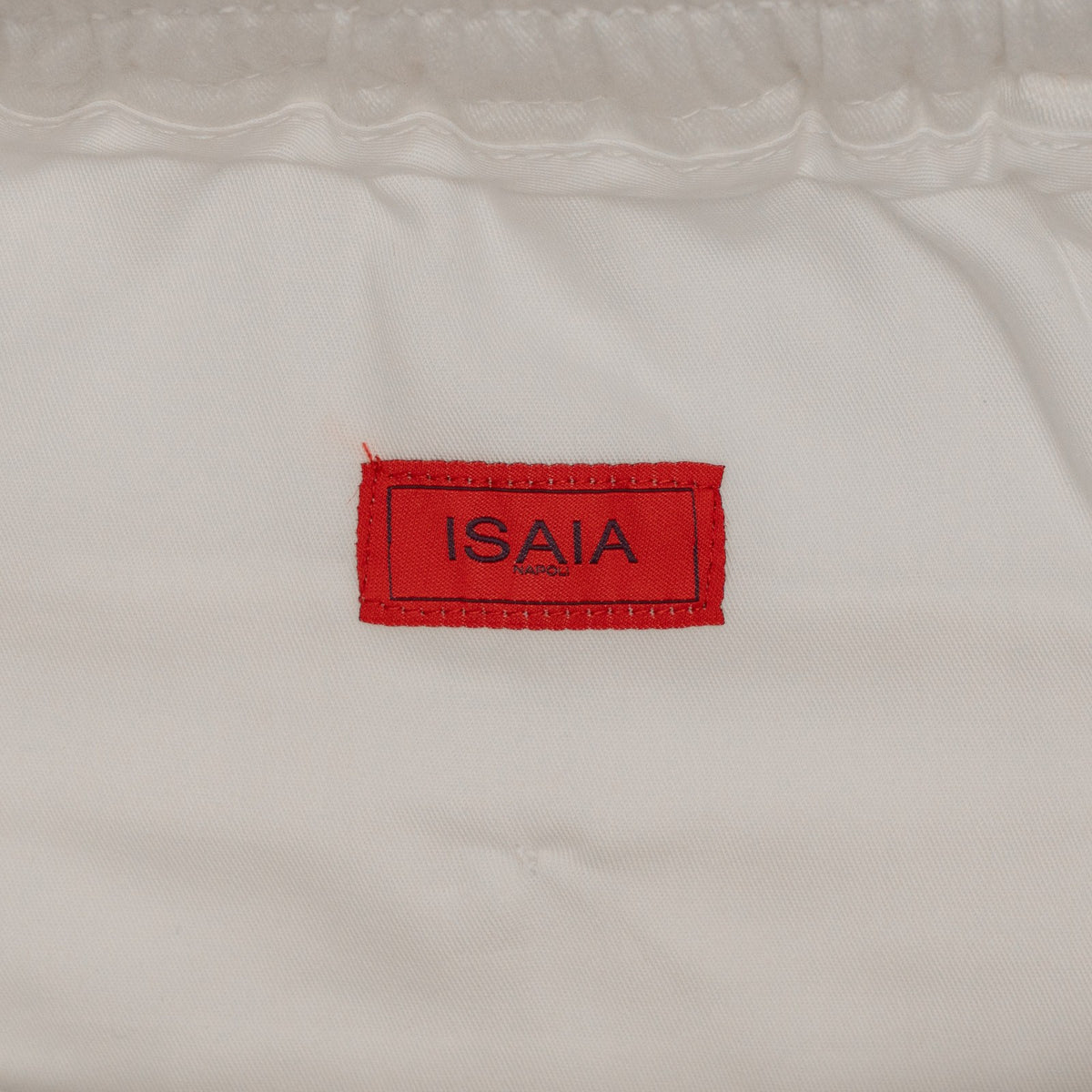 985$ ISAIA White Drawstring Short Pant 100% Linen Regular Fit 36 US / 52 EU