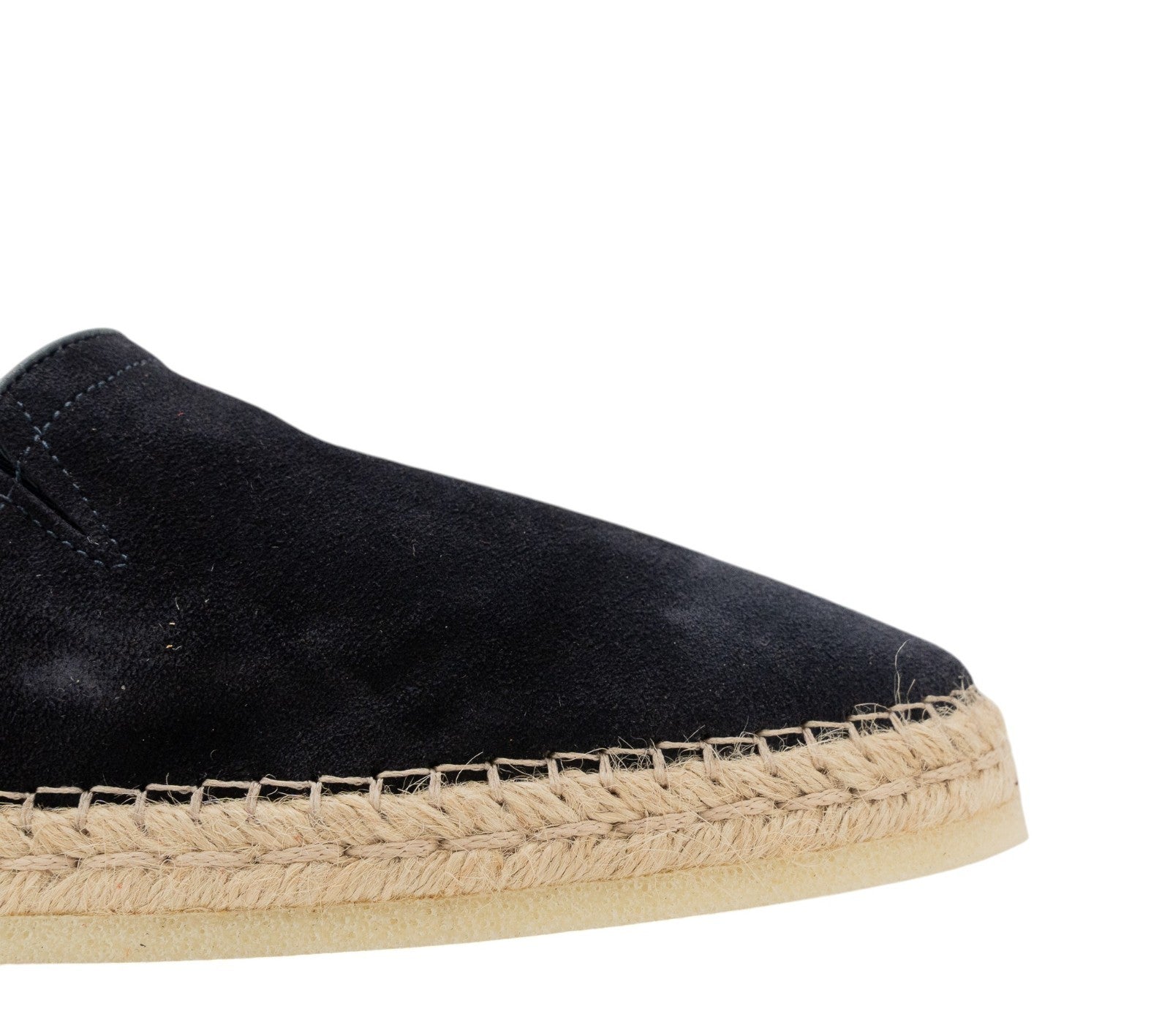 750$ TESTONI Espadrillas "Capri" Shoes Unlined Navy 8 UK / 9 US / 42 IT