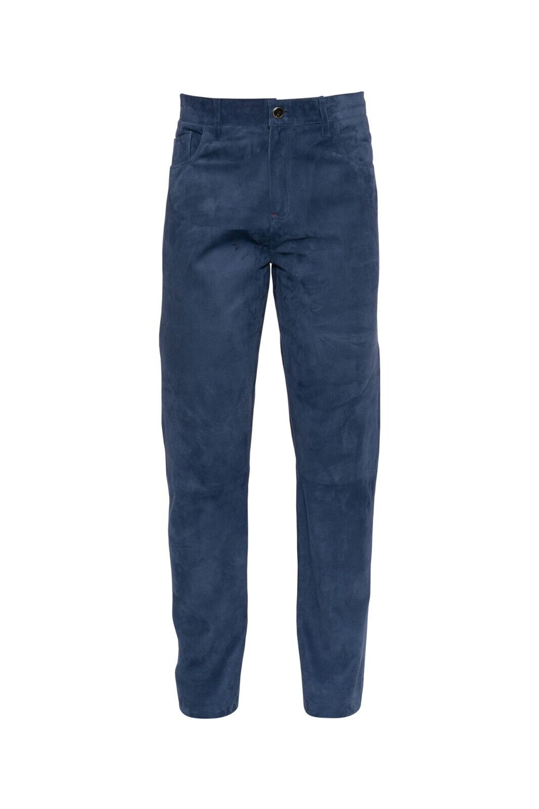 1800$ ISAIA NAPOLI Blue 5 Pockets Trousers Pant Extra Soft Lambskin