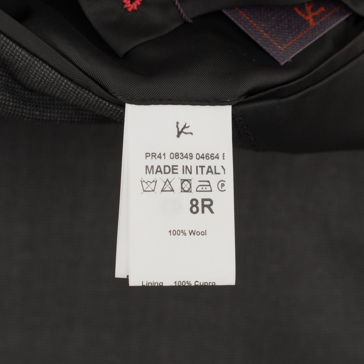 $6850 ISAIA NAPOLI "Capri" Dark Gray Suit Hand-Sewn Fine Wool Textured