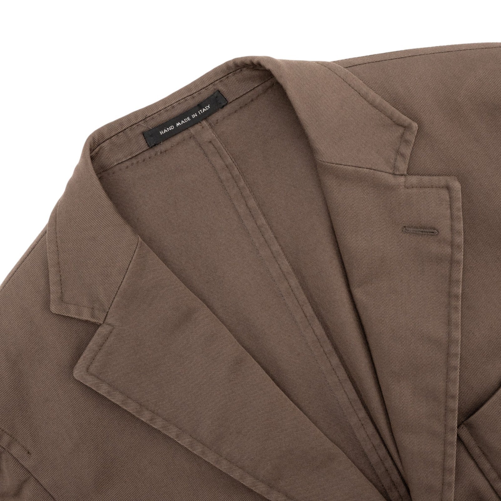 1450$ RAFFAELE CARUSO Brown Cotton Jacket Sport Coat Made in Italy 42 US / 52 IT