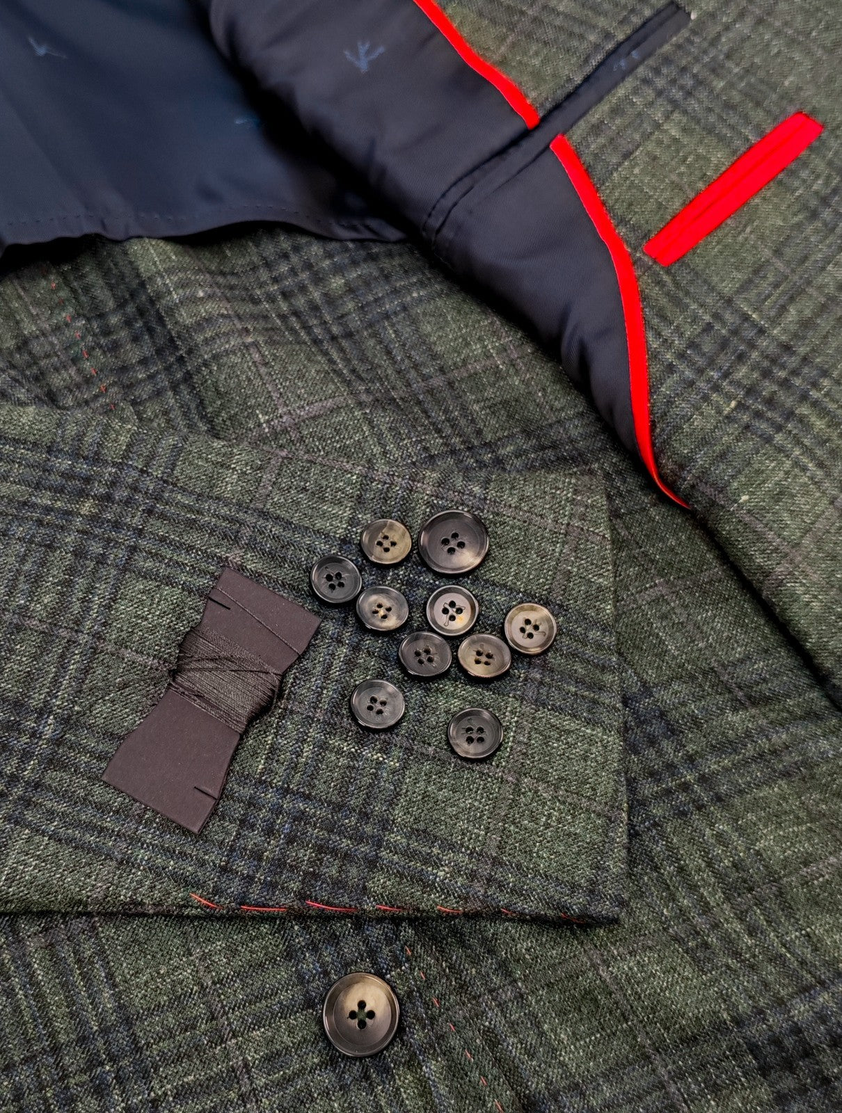 $6190 ISAIA "Capri" Green Sport Coat Wool Cashmere Silk Linen 42 US / 52 EU 8R