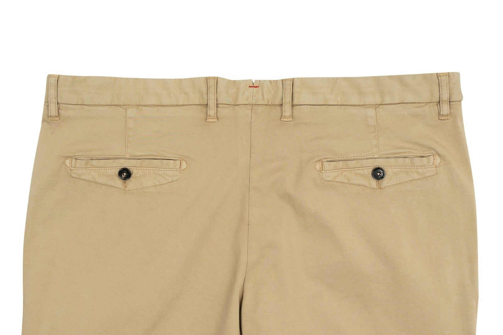 690$ ISAIA NAPOLI Beige Chino Trousers Pant Cotton / Cashmere 38 US / 54 EU