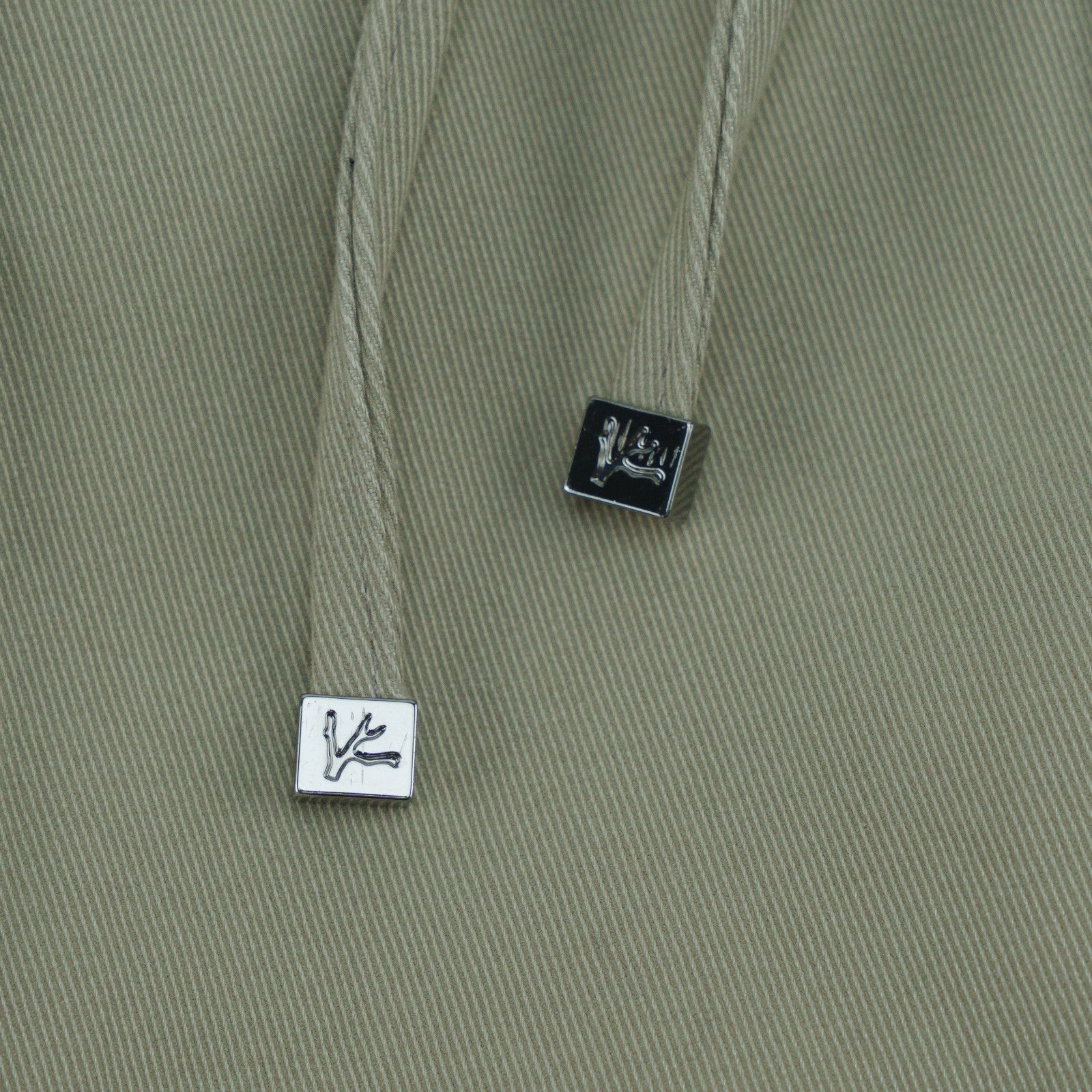 1050$ ISAIA NAPOLI Olive Green Cargo Drawstring Pant Comfort Cotton 32 US 48 EU