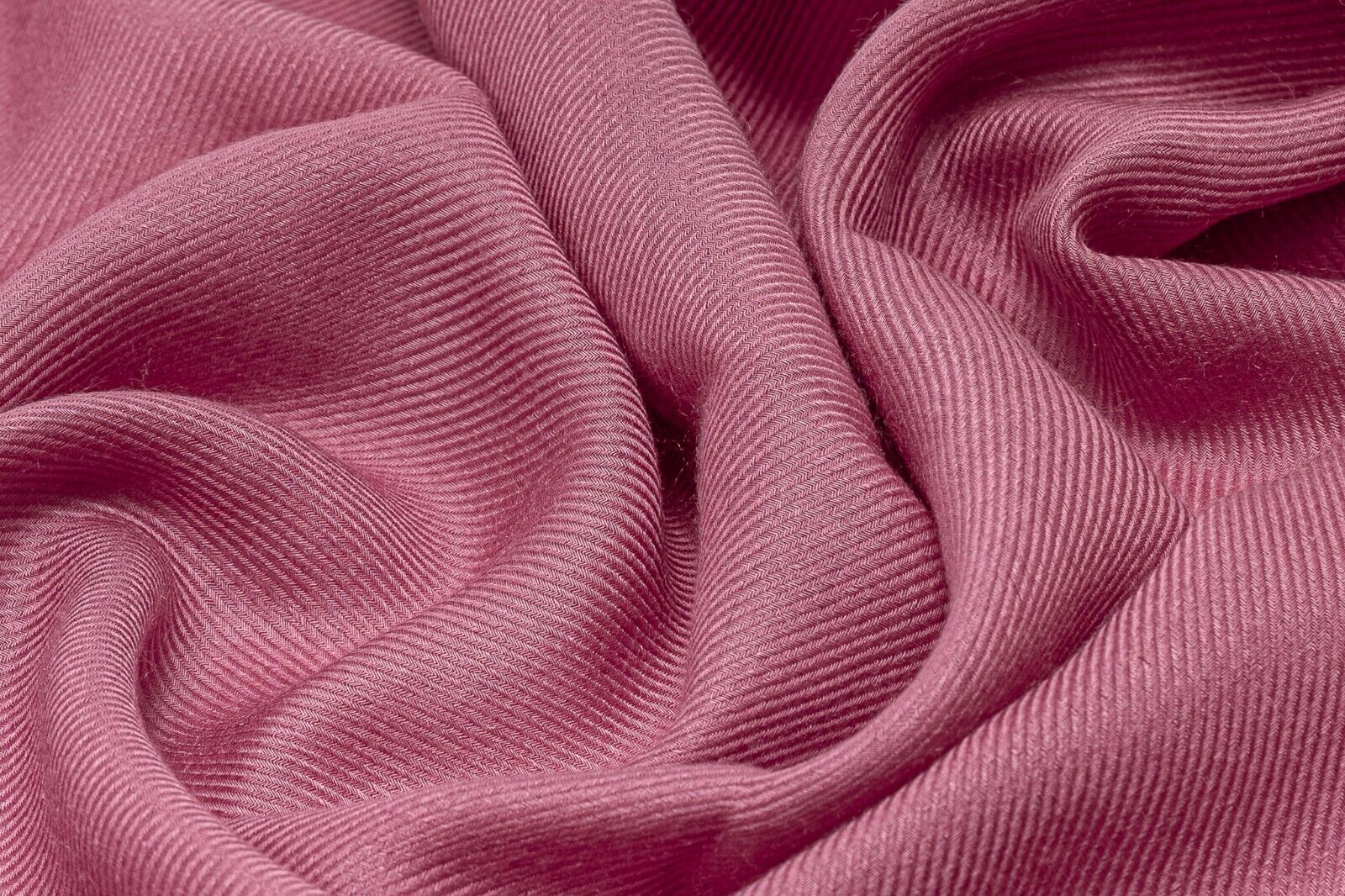 590$ UMBERTO BILANCIONI Knit Stole Scarf Coral Cashmere / Silk Made in Italy