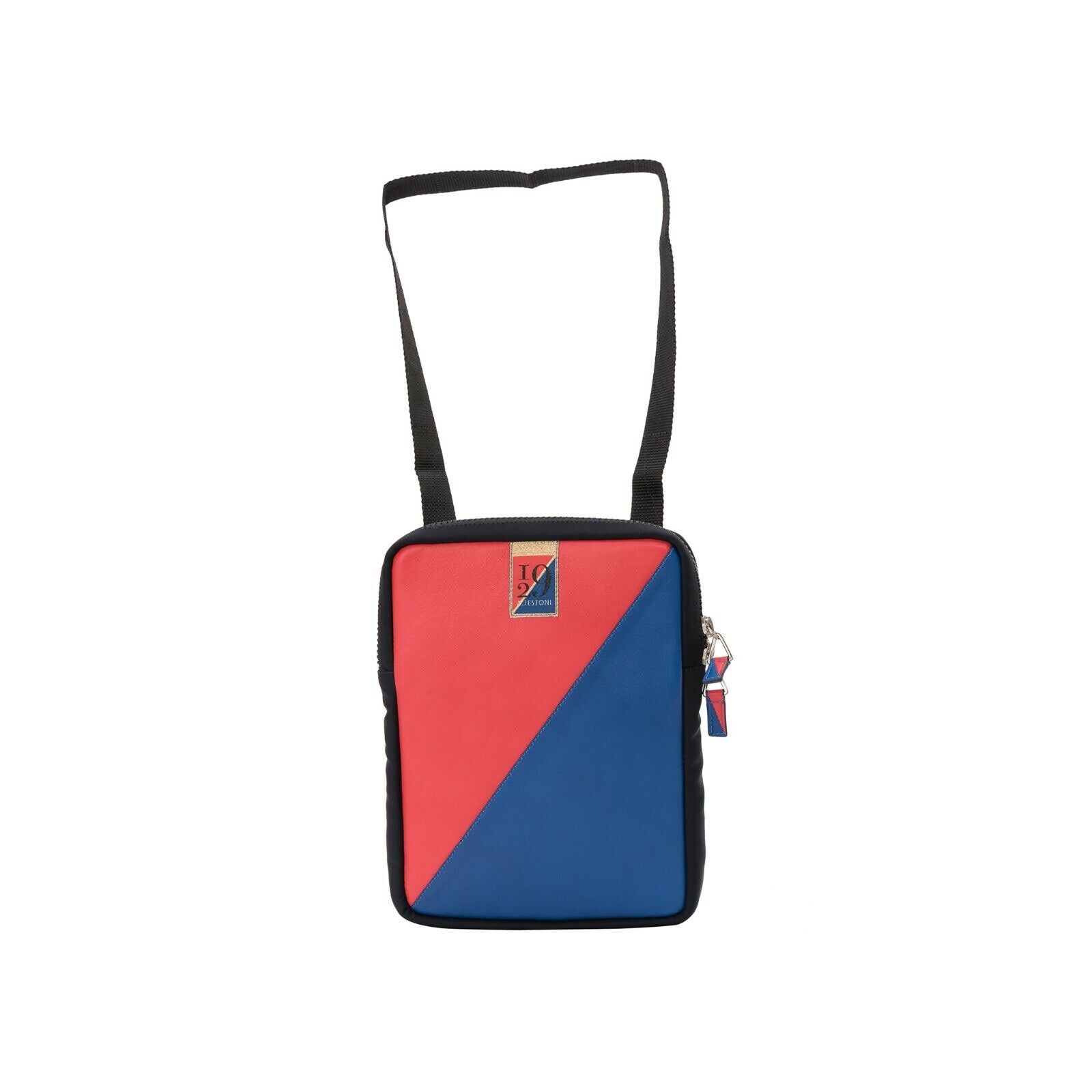 $159 Testoni Bologna Calf + Fabric Pochette + Detachable Shoulder Strap (2)