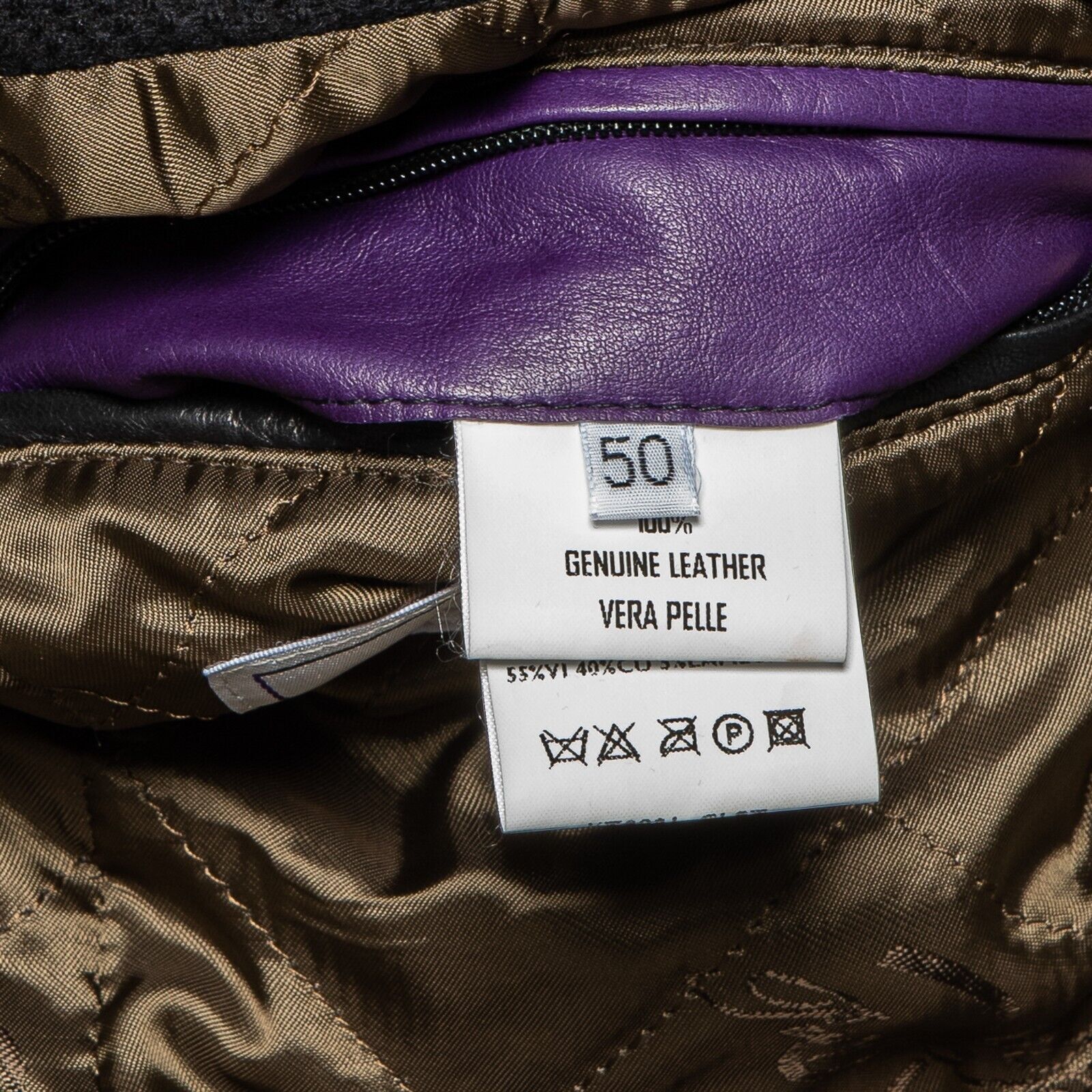 $6000 HETTABRETZ Coat Jacket With Bib Camel Hair / Lambskin / Wool 40 US / 50 EU