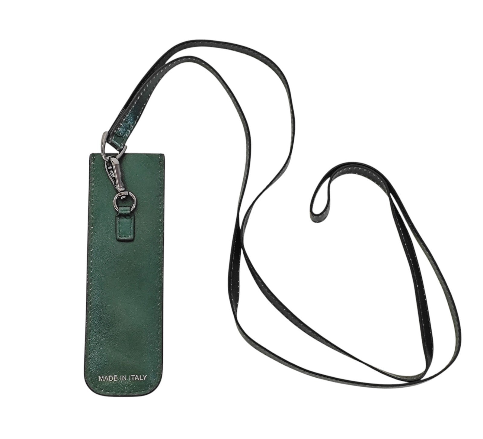 150$ PINEIDER FIRENZE 1774 "Metro Smooth" Pen Holder Calf Laminated Green