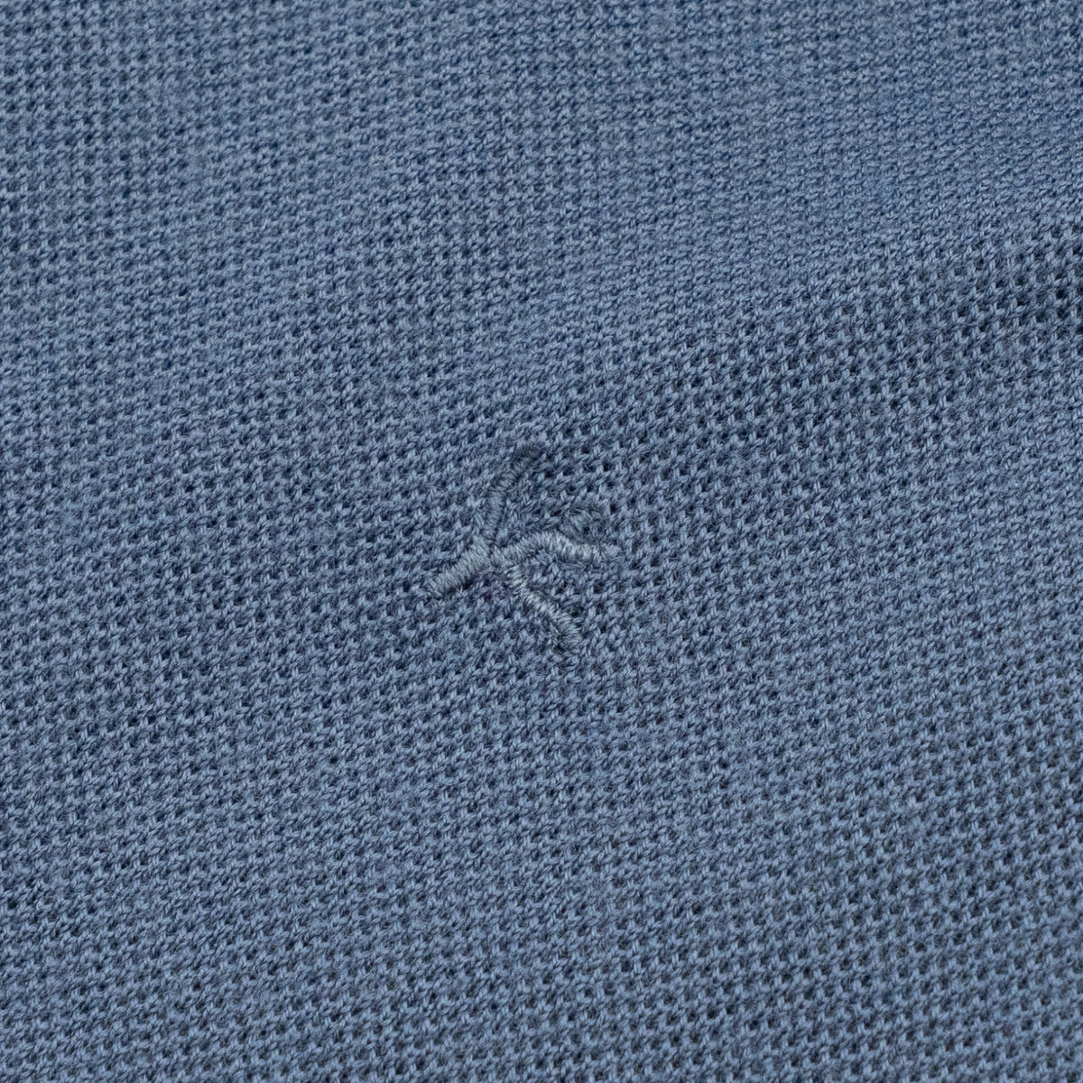 1100$ ISAIA NAPOLI Blue Handmade Polo Zip Short Sleeve Knit Wool
