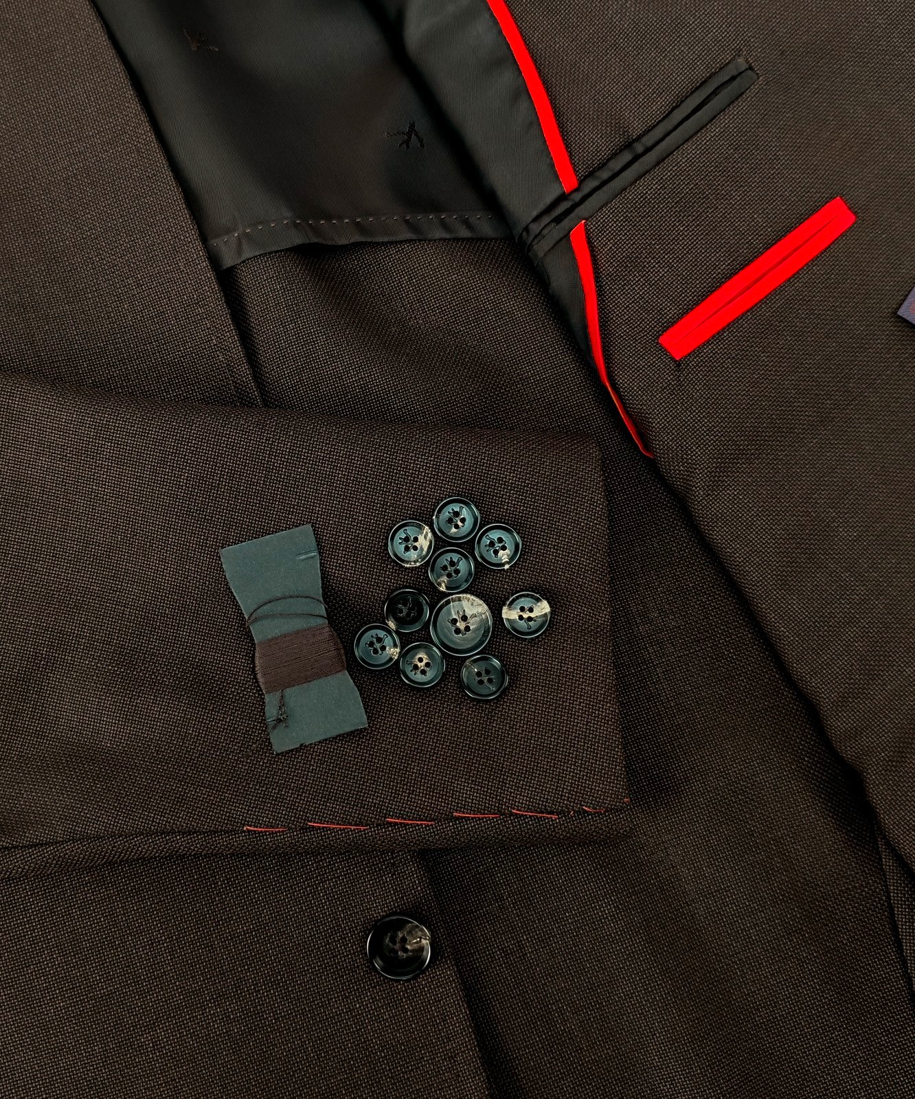 $5725 ISAIA NAPOLI "Capri" Brown Jacket Sport Coat Hopsack Wool 46 US / 56 EU 8R
