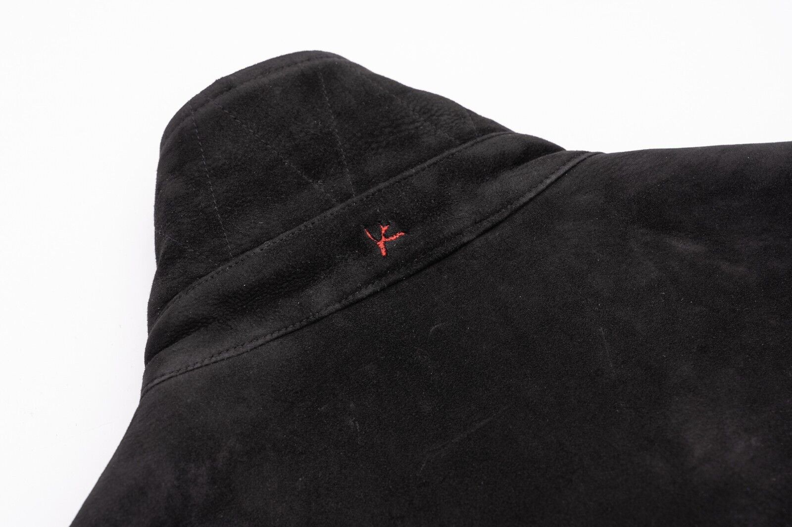 6800$ ISAIA NAPOLI Black Belted Field Jacket Coat 100% Lambskin 38 US / 48 EU