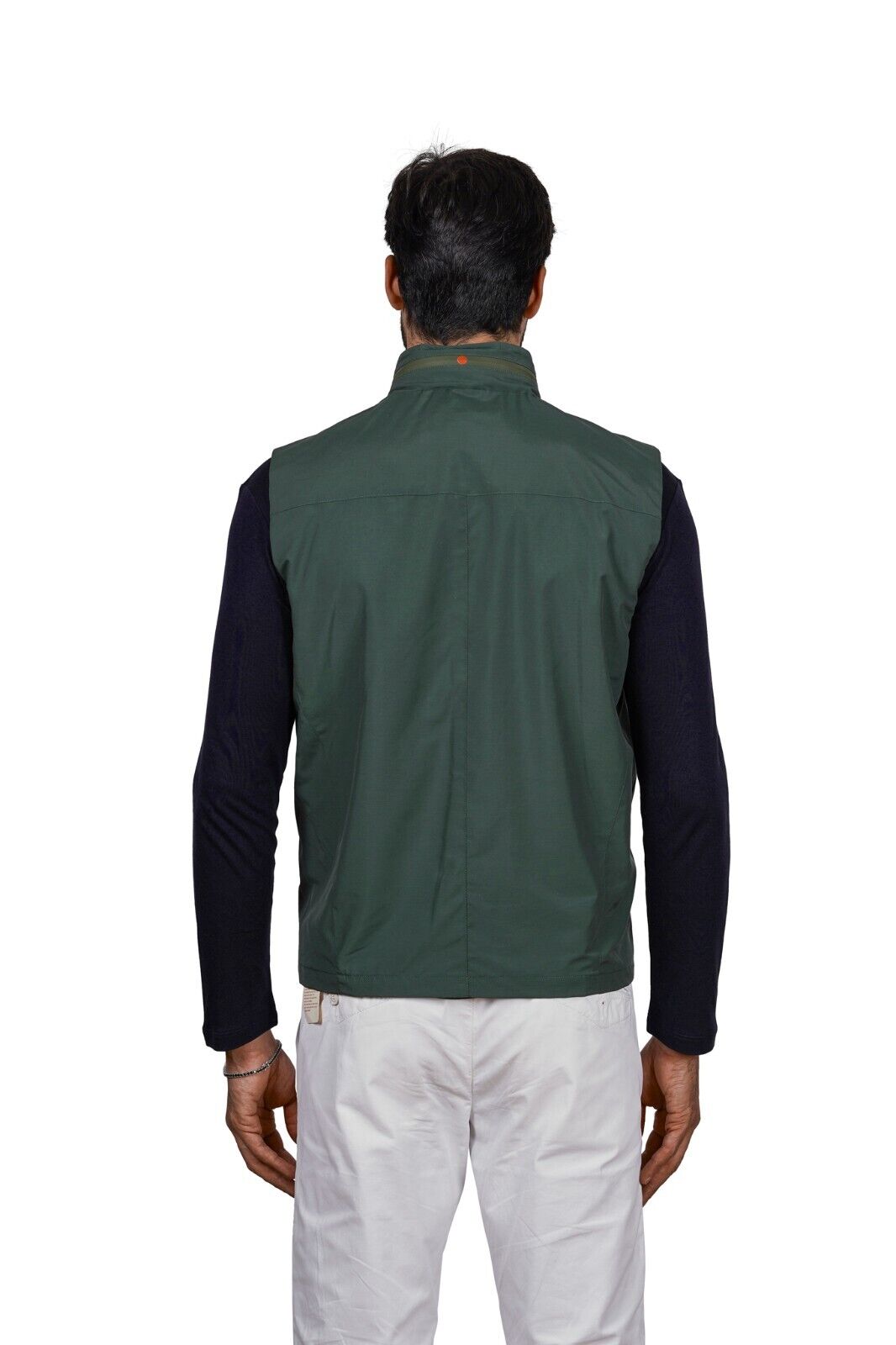 $750 KIRED by KITON Green Forest Vest Jacket Tailored Sportswear Wool Waterproof