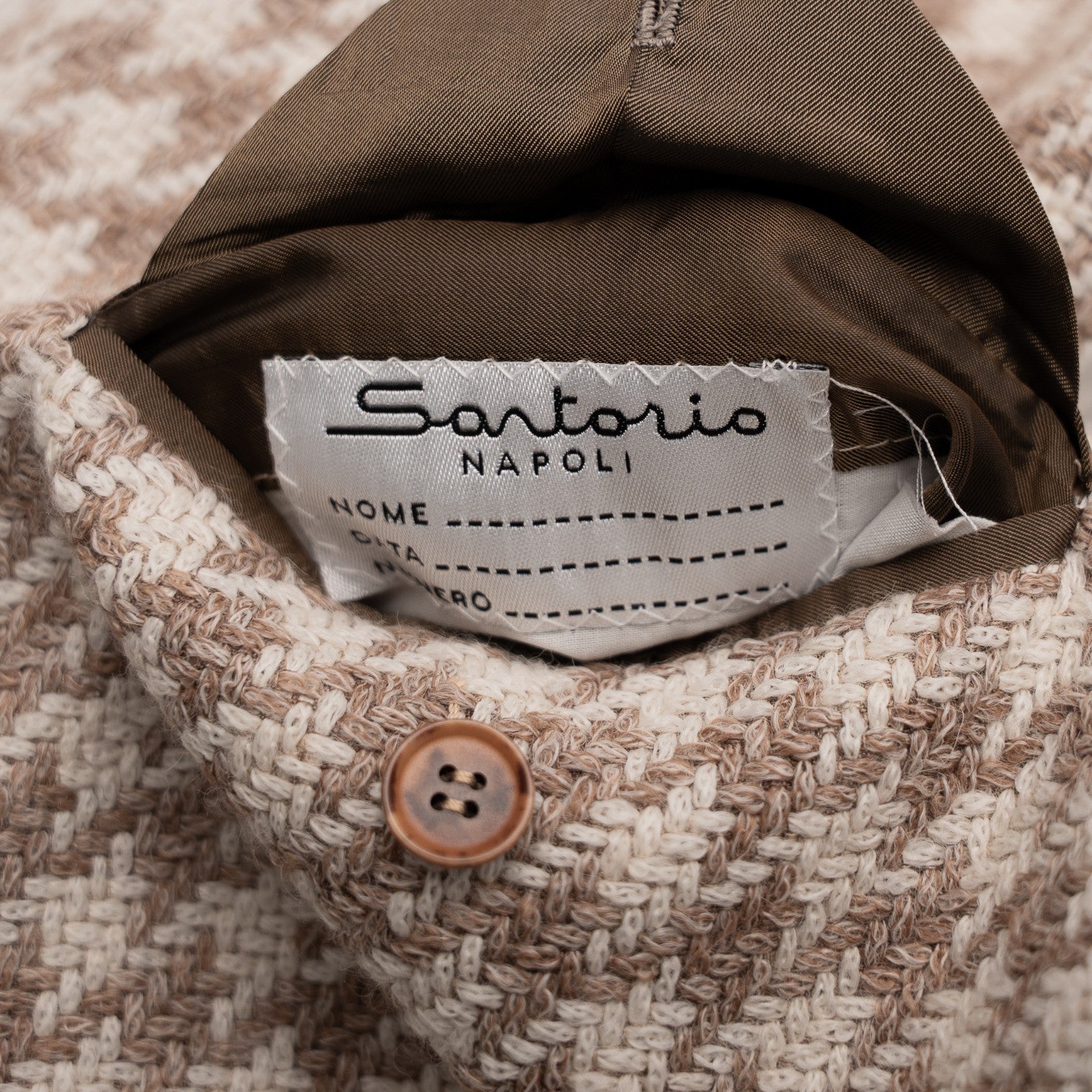 2200$ SARTORIO KITON NAPOLI Beige Jacket Sport Coat Alpaca Blend