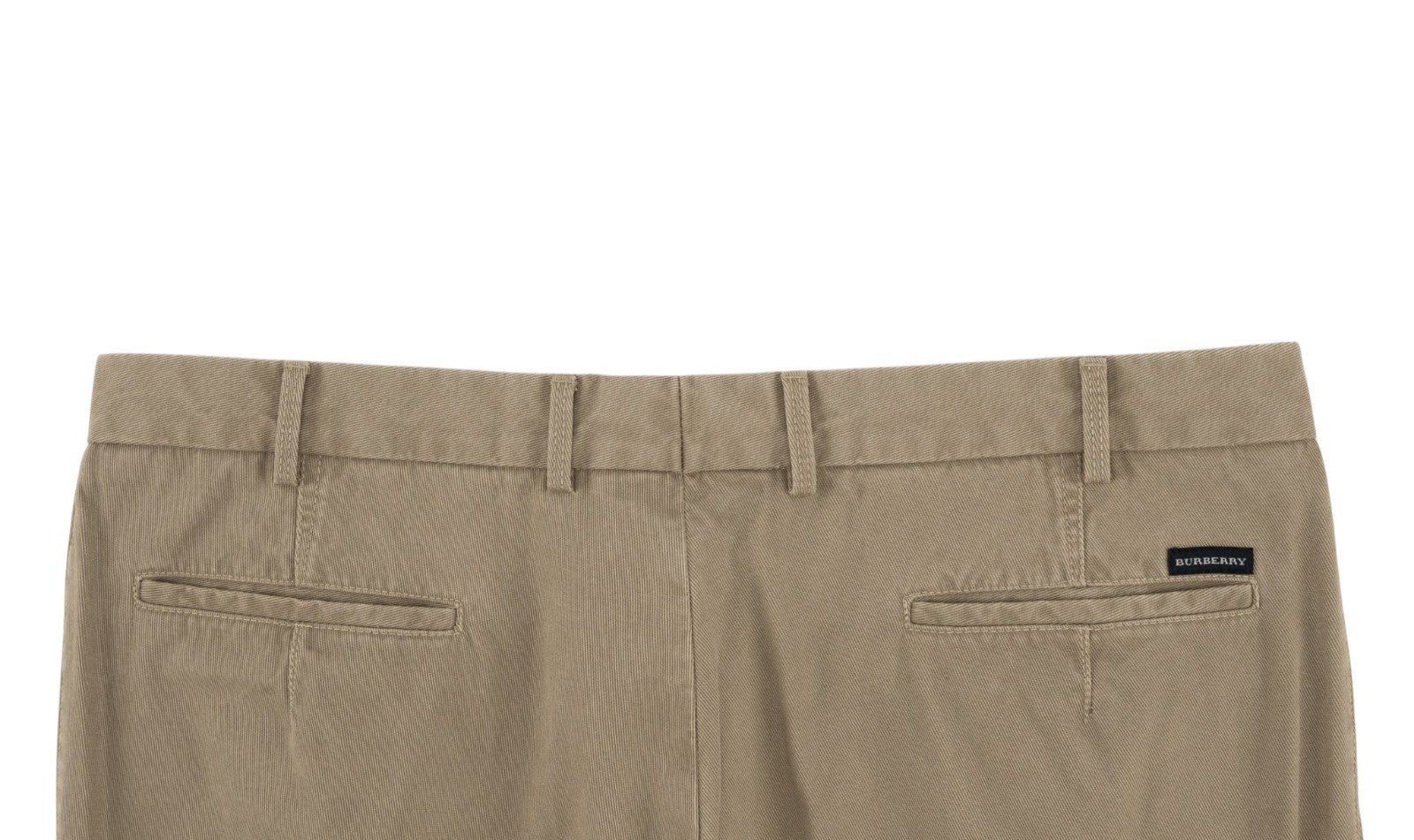 700$ BURBERRY Beige Chino Pant Twill Cotton Regular Loose Fit 42 US 58 EU