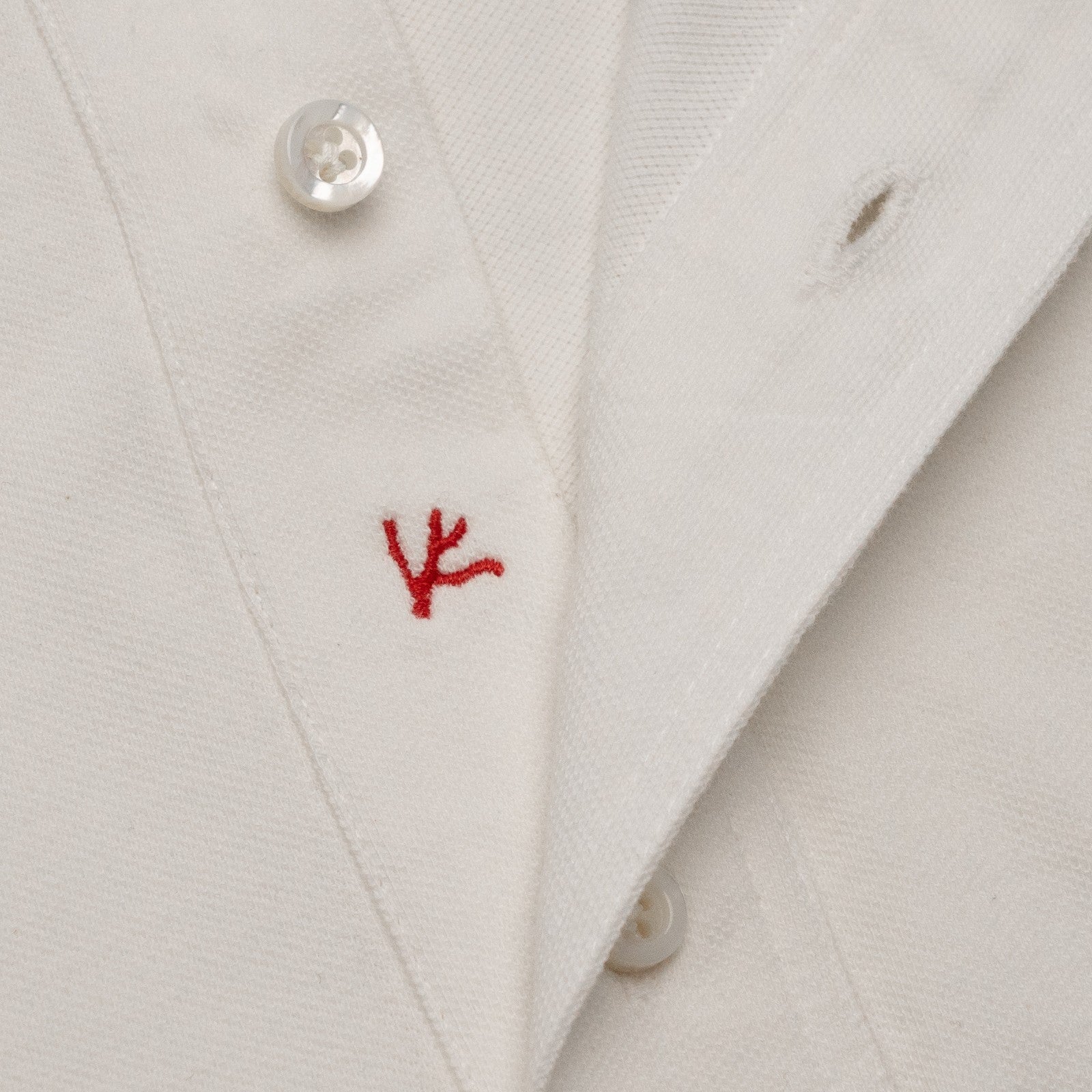 575$ ISAIA NAPOL Cotton Piquet Short Sleeve Polo White Size XL
