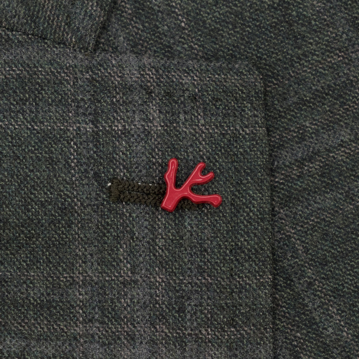 $6600 ISAIA NAPOLI "Capri" Green Suit Soft Wool Plaids 38 US / 48 EU 7R