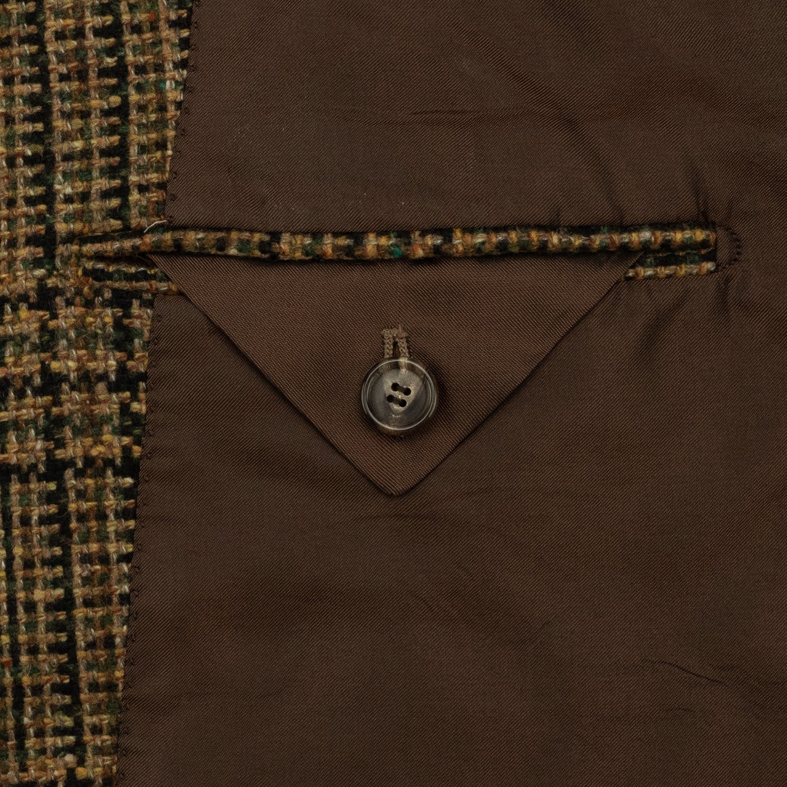 2750$ SARTORIO KITON Brown 3/2 Roll Jacket Sport Coat 100% Cashmere 42 US 52 EU