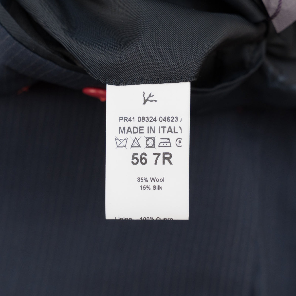 $6850 ISAIA NAPOLI "Capri" Blue Suit Extrafine Wool / Silk 46 US / 56 EU 7R