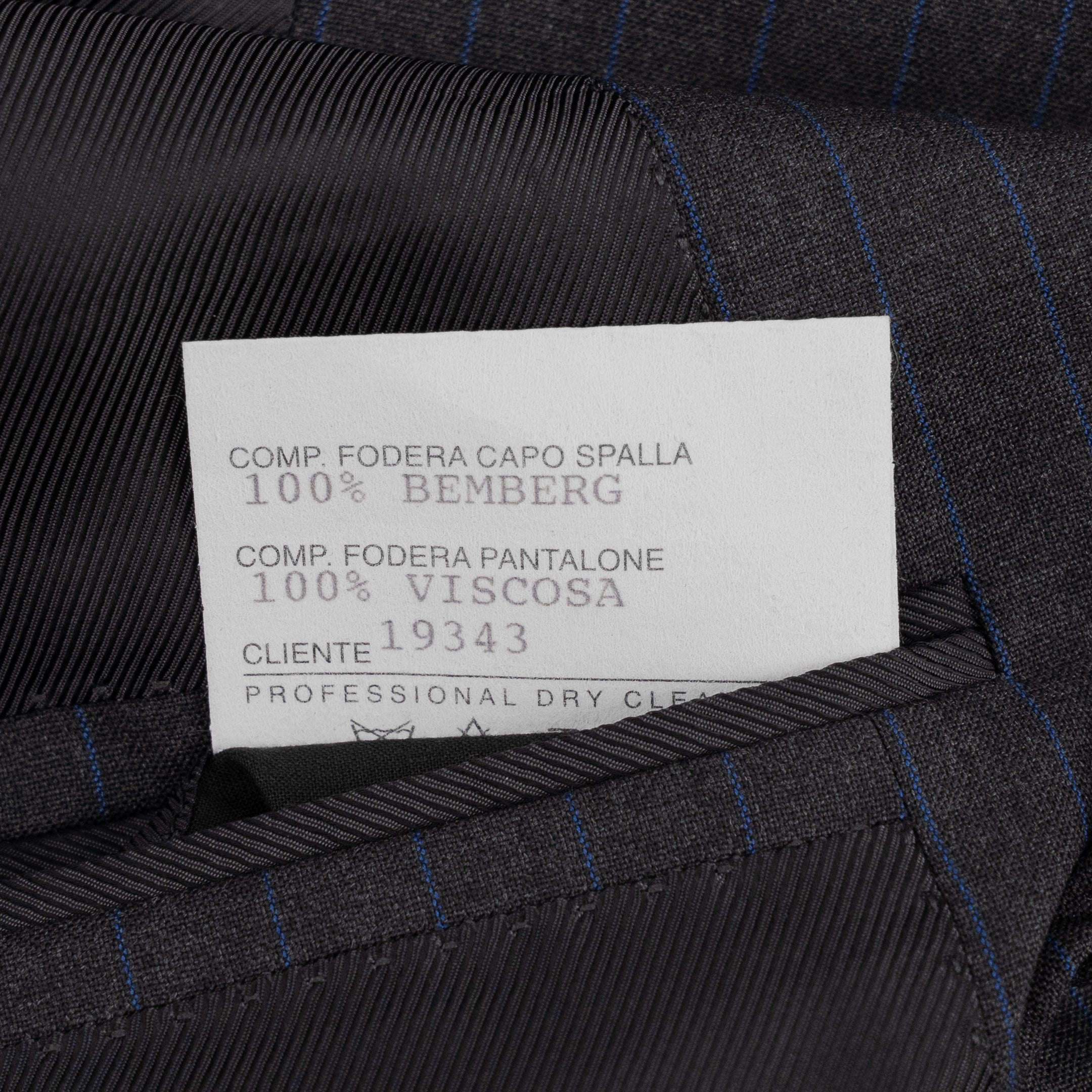 CESARE ATTOLINI NAPOLI 3/2 Roll Suit Gray Wool 120's Pinstripe 42 US / 52 IT