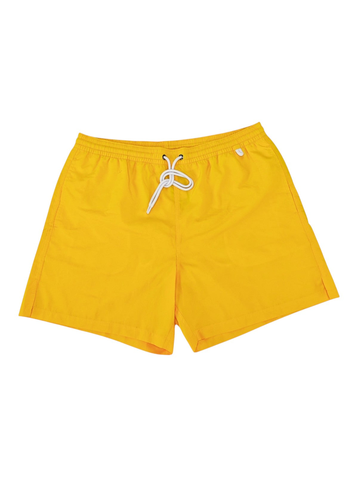 ISAIA NAPOLI Yellow Swimsuit Swim Trunks whit Drawstring Waist Size XL